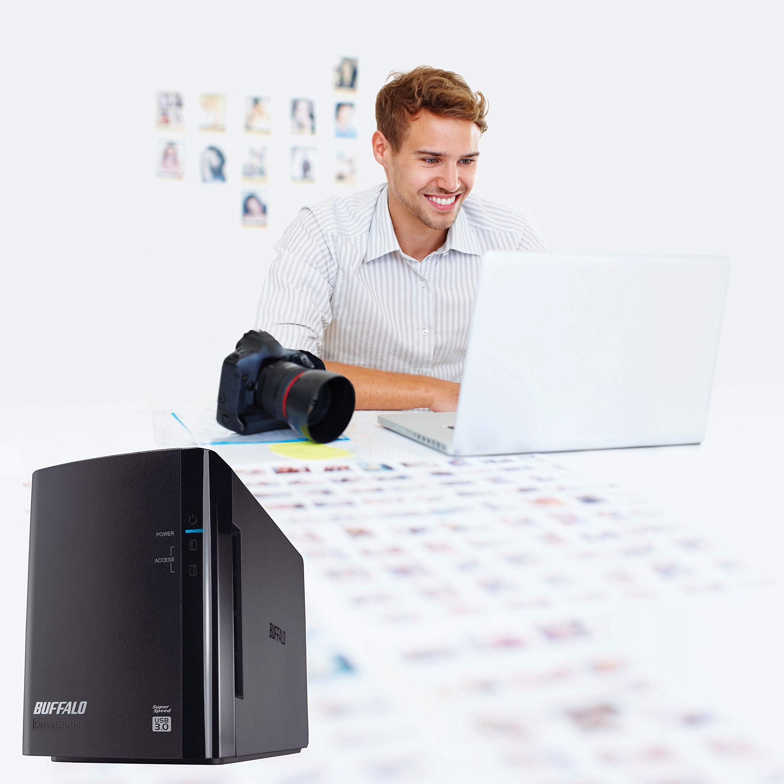 Buffalo Drivestation Duo 2-Bay 4Tb (2X2Tb) Taa Desktop External Hard Drive Usb 3.2