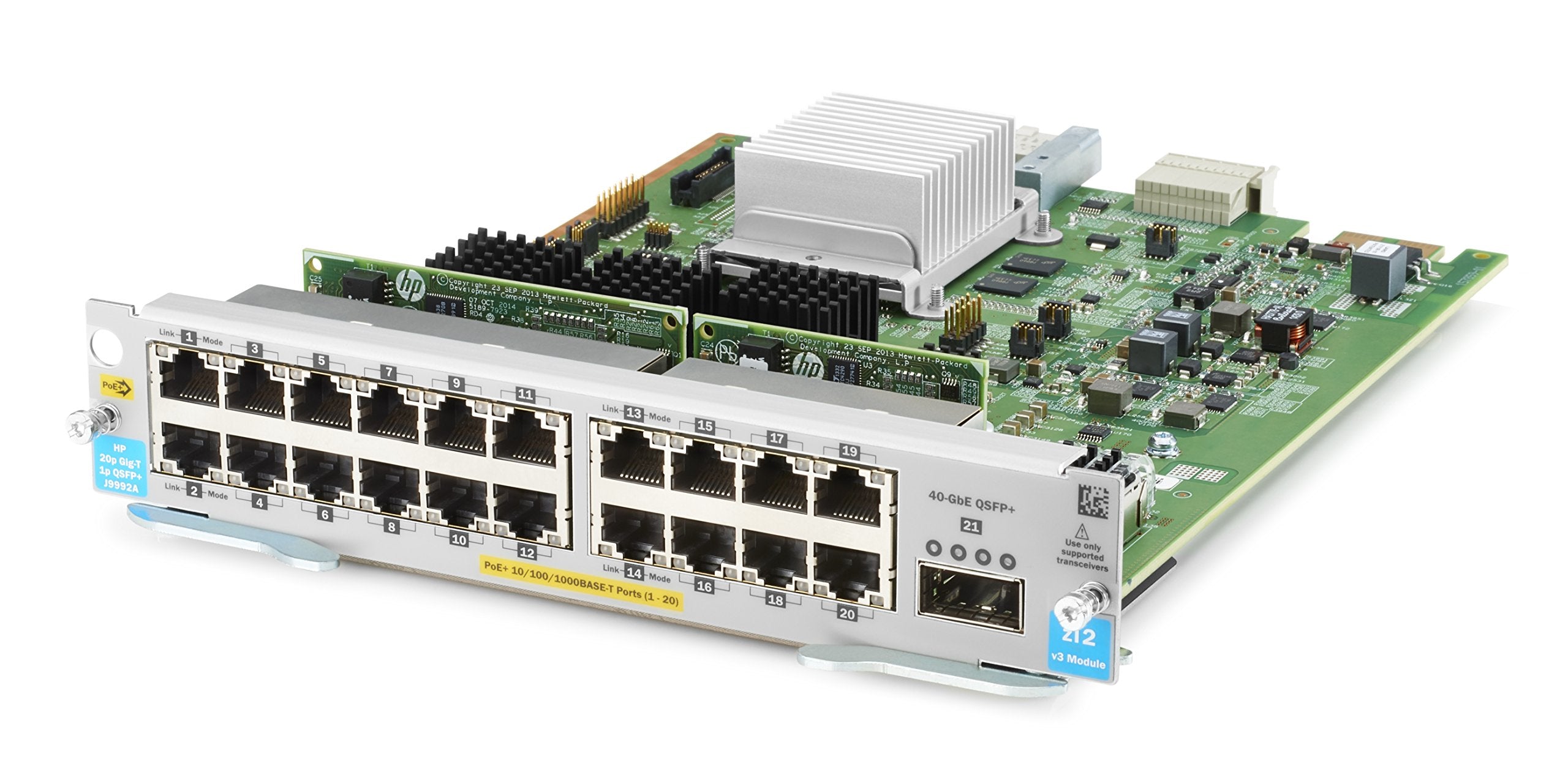 Aruba 20p PoE+ 1p 40GbE Mod