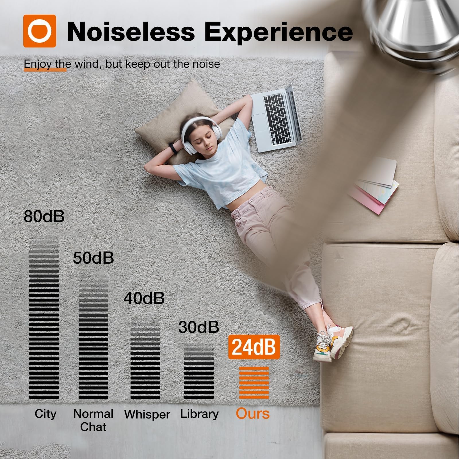 Addlon Ceiling Fans With Lights, 42 Inch Nickel Ceiling Fan With Light And Remote Control, Reversible, 3Cct, Dimmable, Noiseless