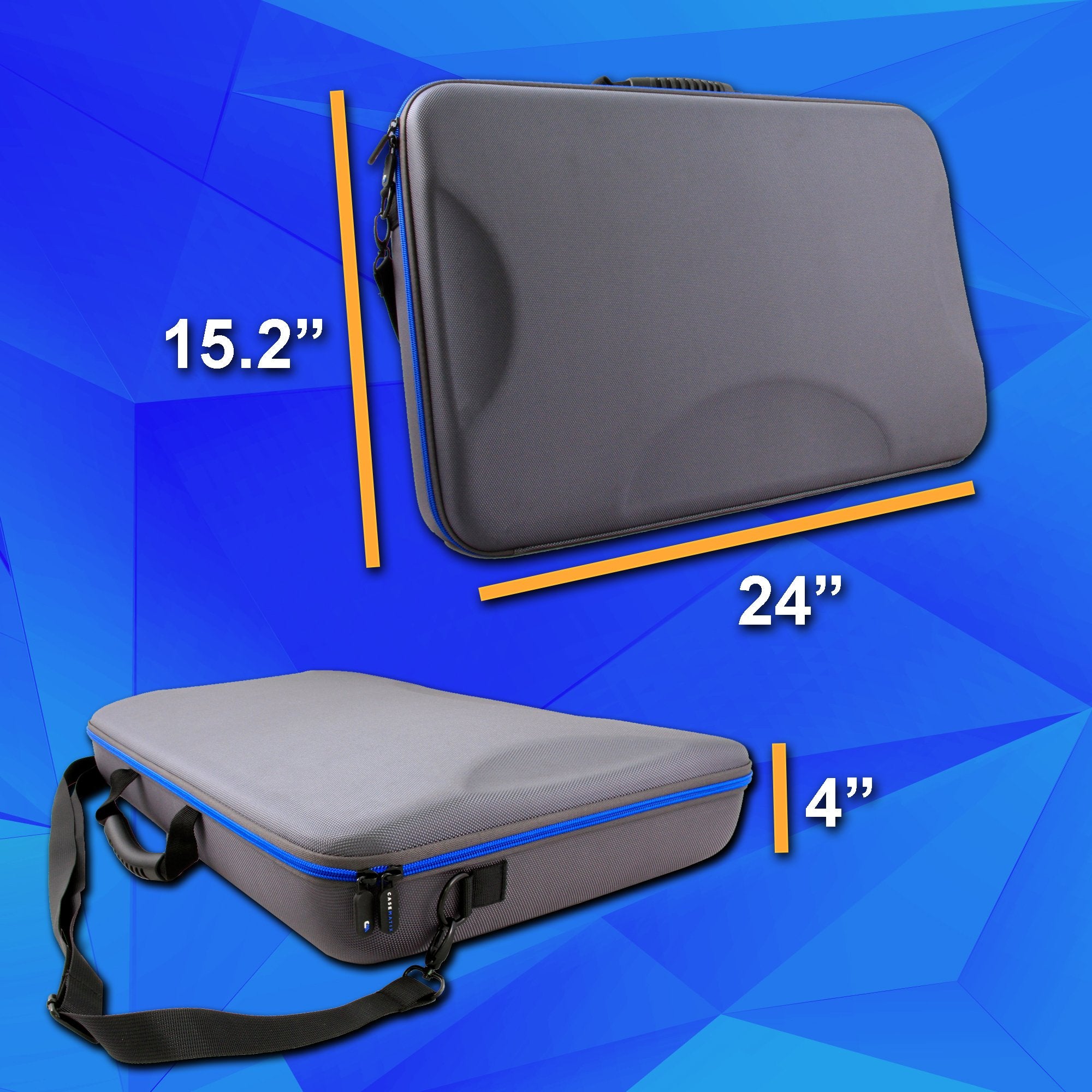 Casematix Travel Case Compatible With Hercules Dj Controller Djcontrol Inpulse 500 Mk2 Or Hercules Djcontrol 300 Mk2 - Dj Mixer