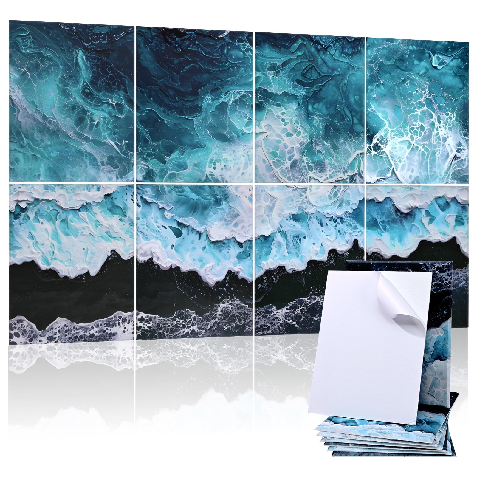 8 Pack Acoustic Panels, Soundproof Wall Panels, 48X32Inches Sound Proof Panels For Walls, Sound Absorbing Wall Art Decorative, S