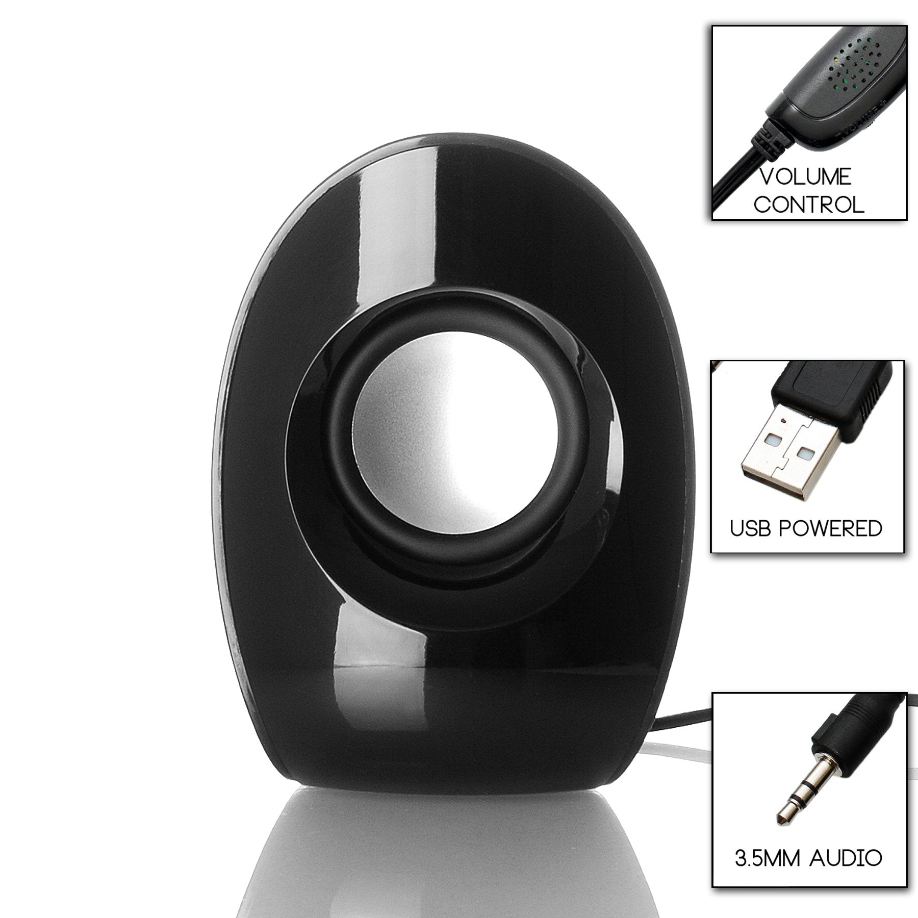 Frisby Fs 610 Usb Powered Computer Pc Laptop Notebook Desktop Multimedia Speakers