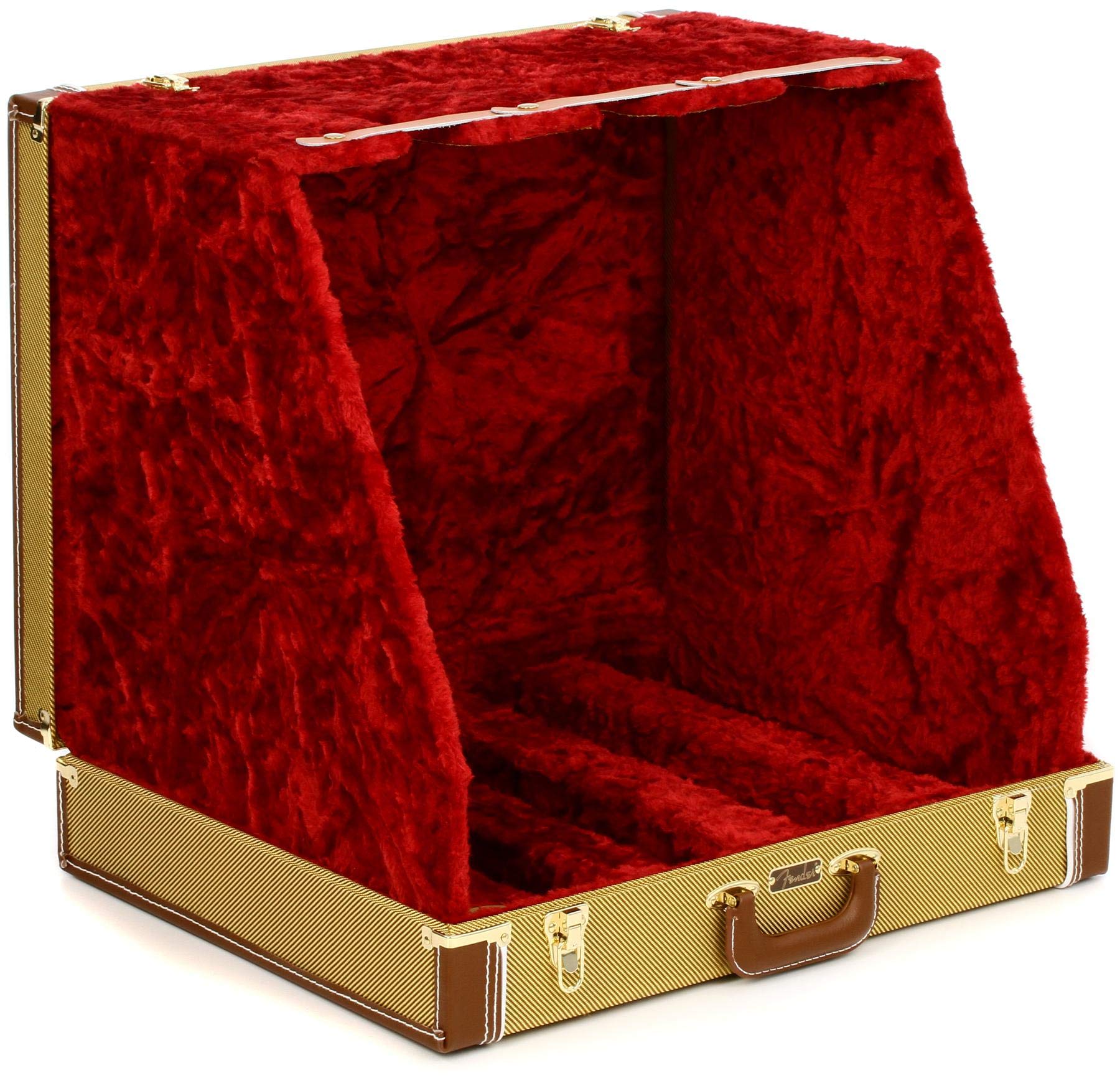 Fender Classic Series Case Stand, 3 Guitar, Tweed