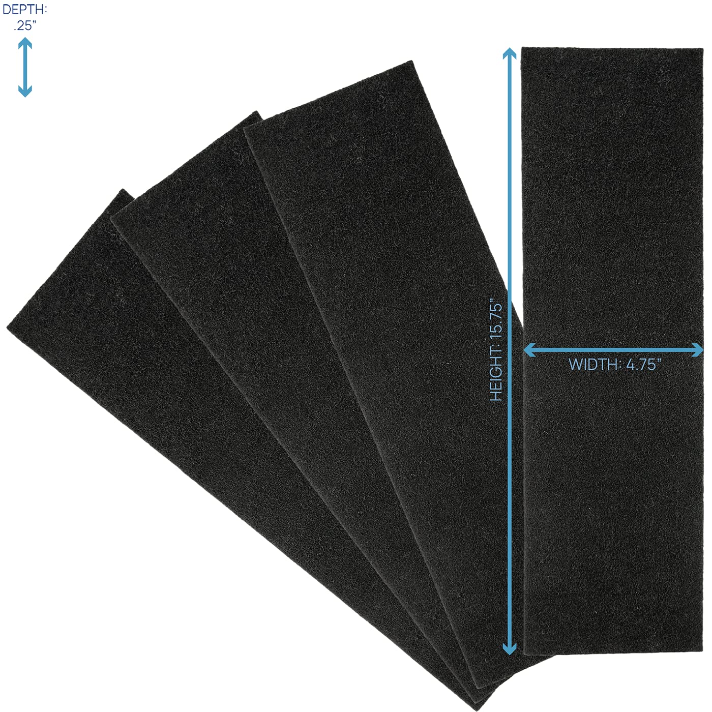 Filter Bros Carbon Filter B 4Pack Replacement Fits Germguardian Ac4825 Ac4900Ca