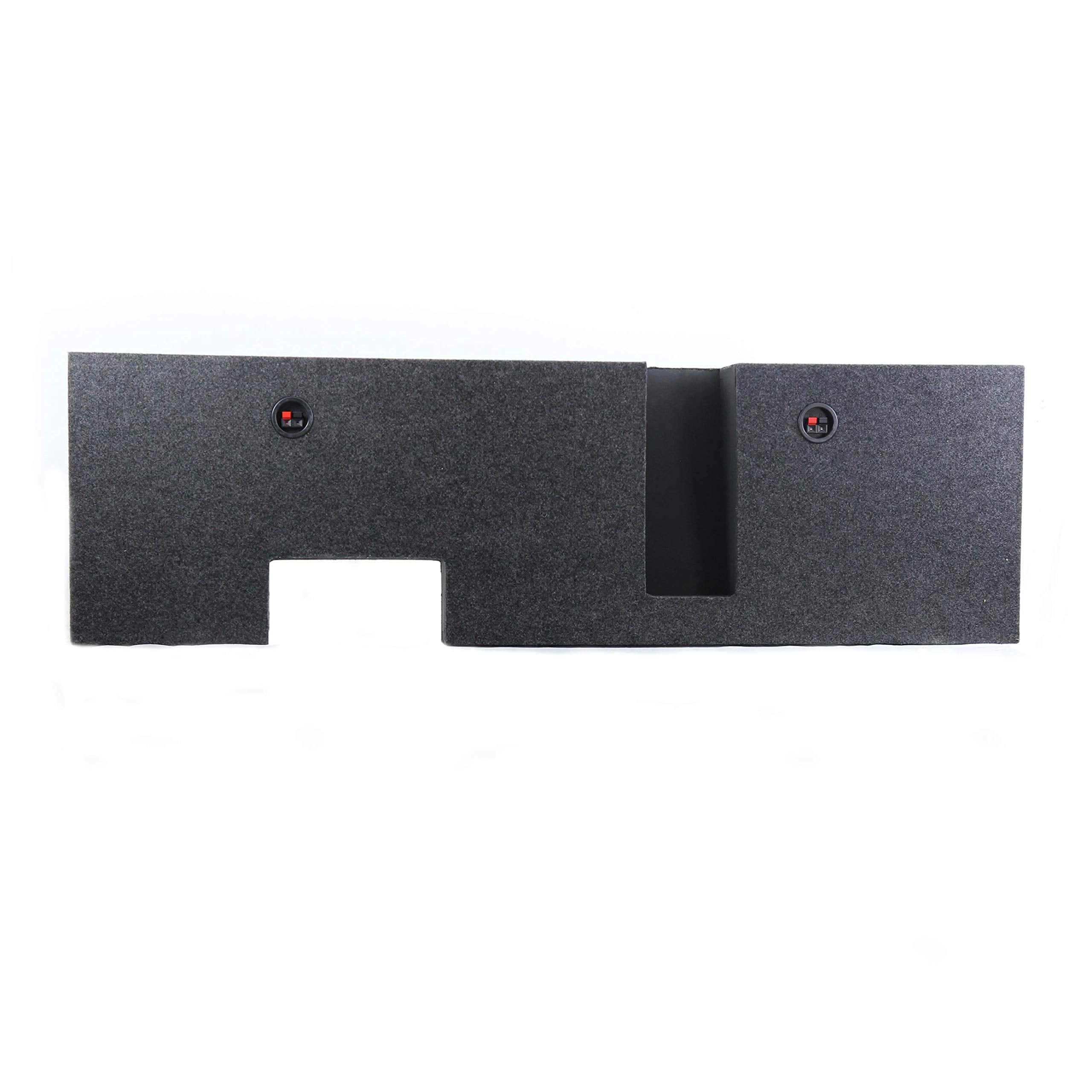 Qpower Ford F Series Super Duty Crew Cab '04 '16 Dual 10'' Empty Woofer Box