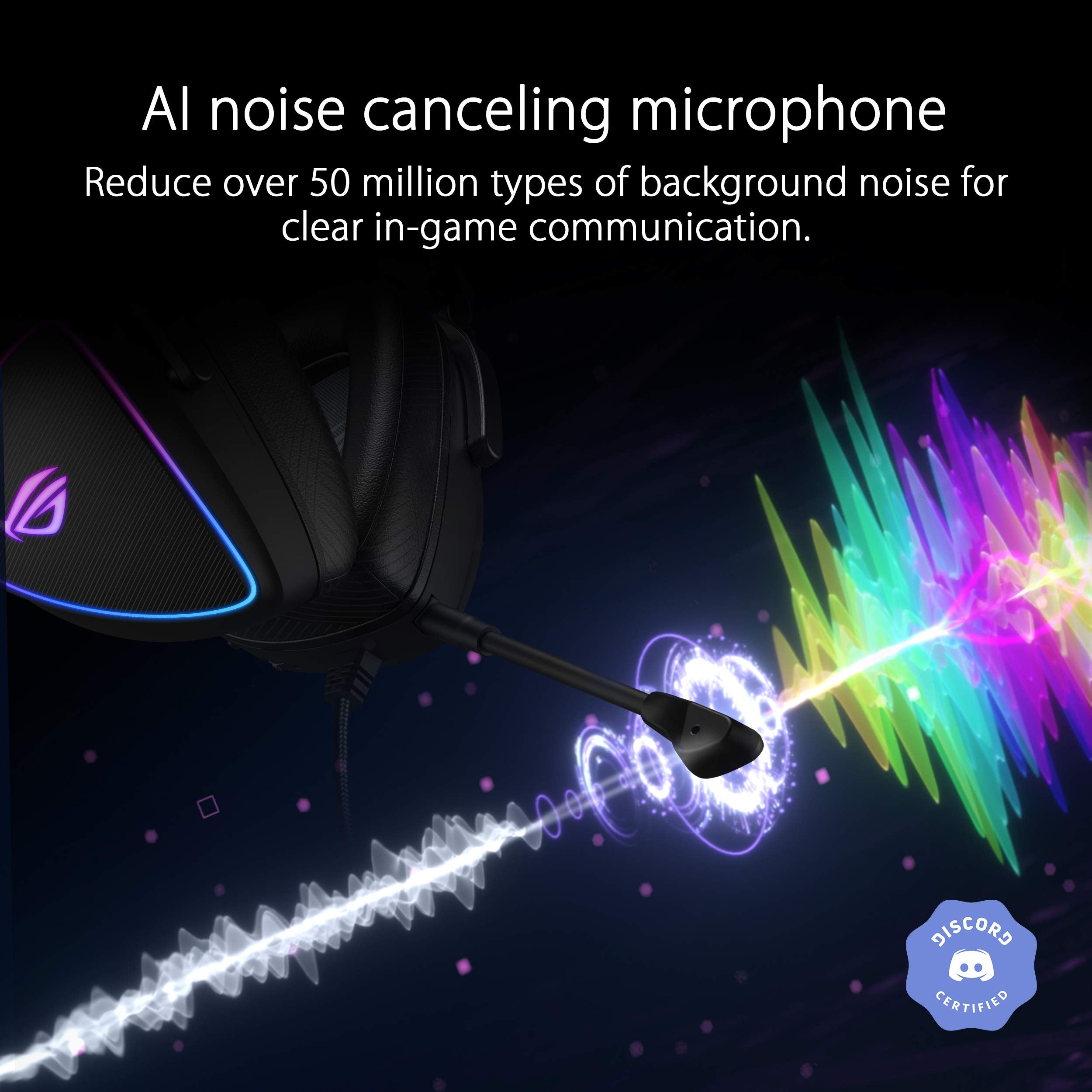 Asus Rog Delta S Gaming Headset With Usb C | Ai Powered Noise Canceling Microphone | Over Ear Headphones For Pc, Mac, Nintendo S