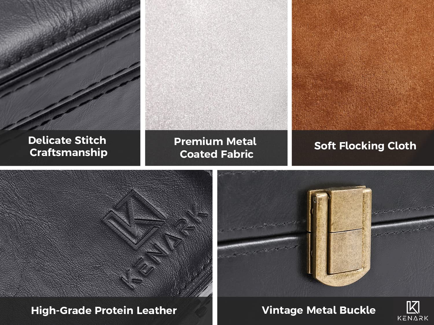 Kenark Kk6 Plus Bk Elegant Faraday Box, Faraday Key Fob Protecting Box, Car Key Shielding Box, Car Key Signal Blocker, Emp Prote