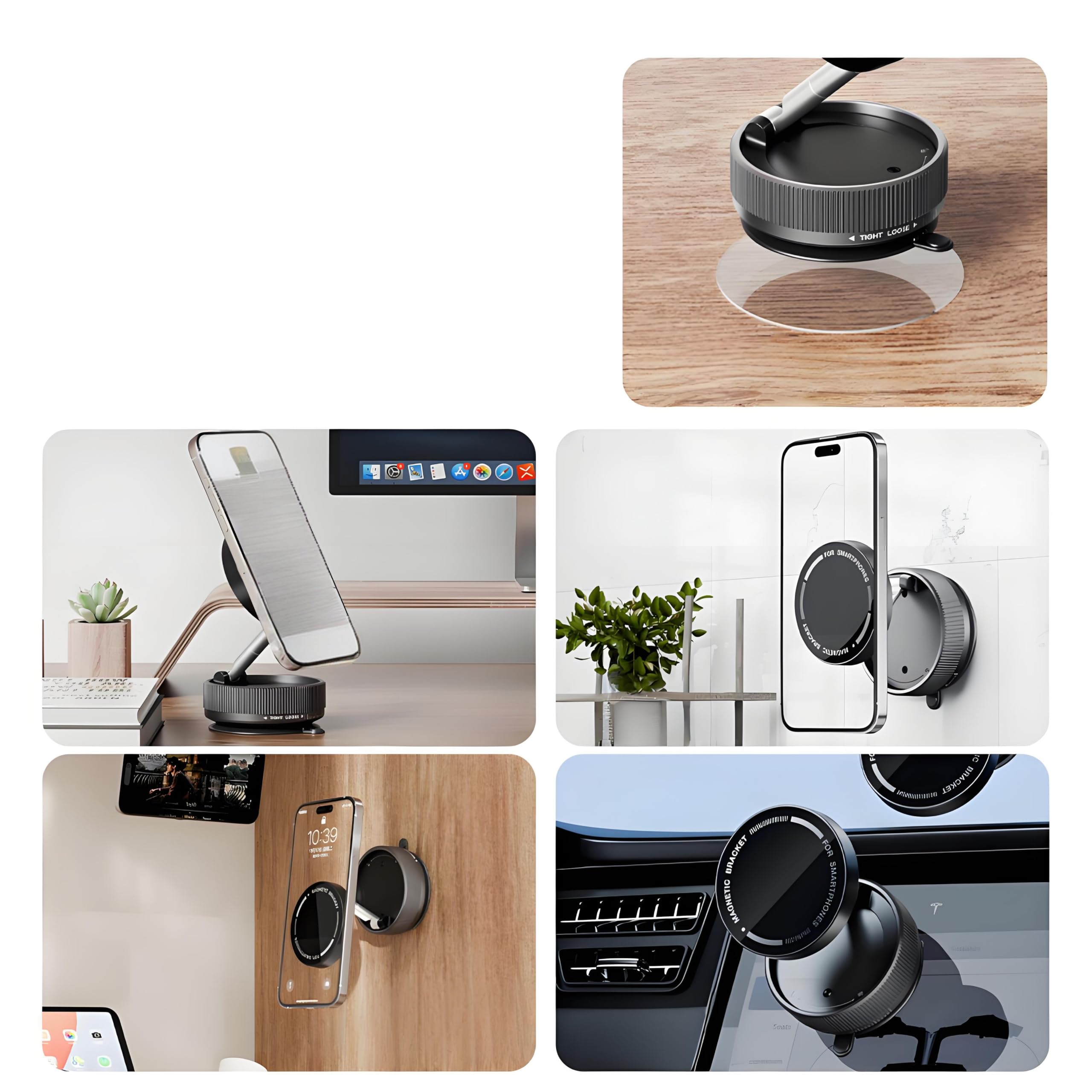 Magnetic Phone Holder For Car, Vacuum Suction Car Phone Holder, Phone Holders For Your Car, Car Magnetic Phone Mount Compatible