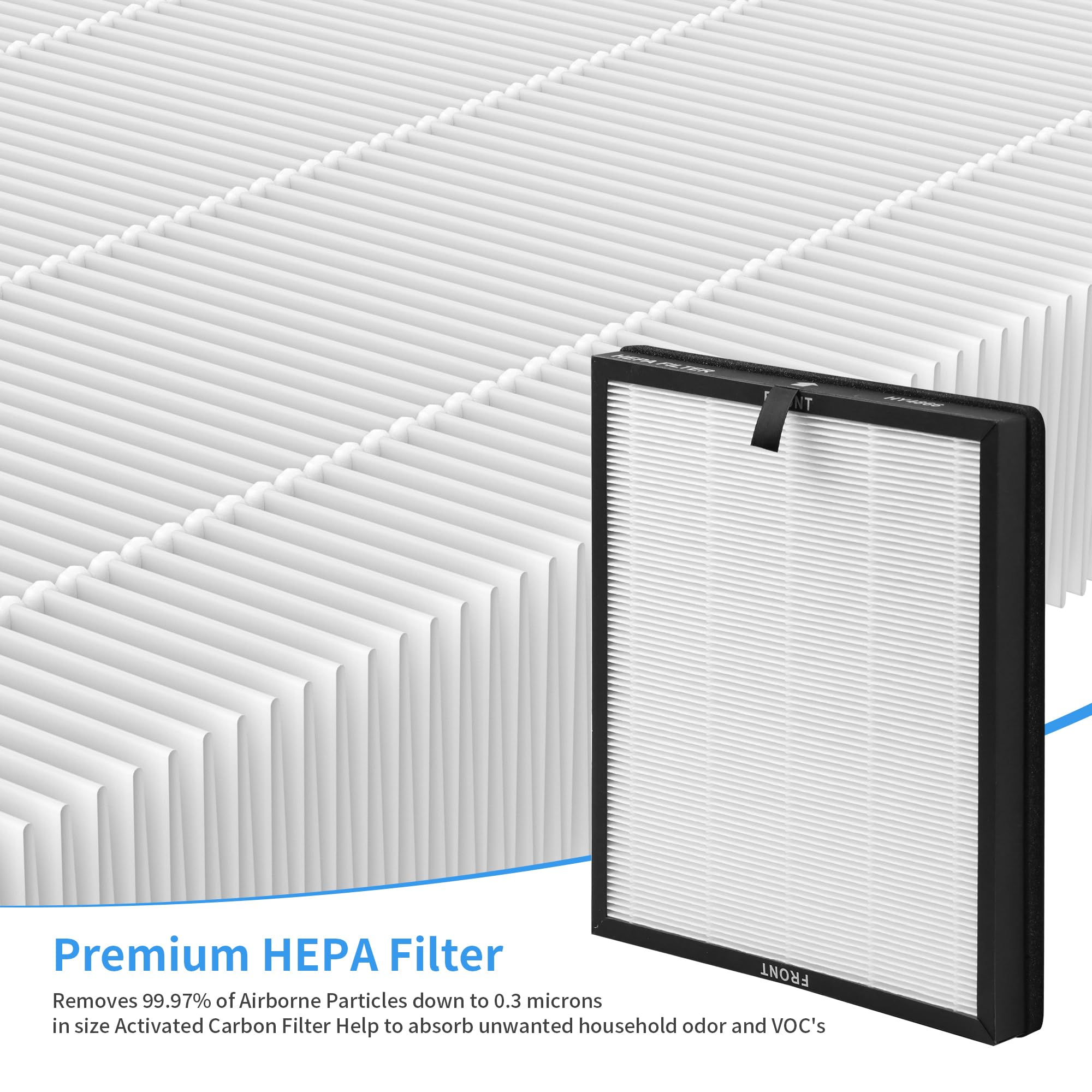 Xbww Hy4866 H13 True Hepa Replacement Filter Compatible With Morento Hy4866 And Yiou M1 Air Cleaner Purifier, 2Packs