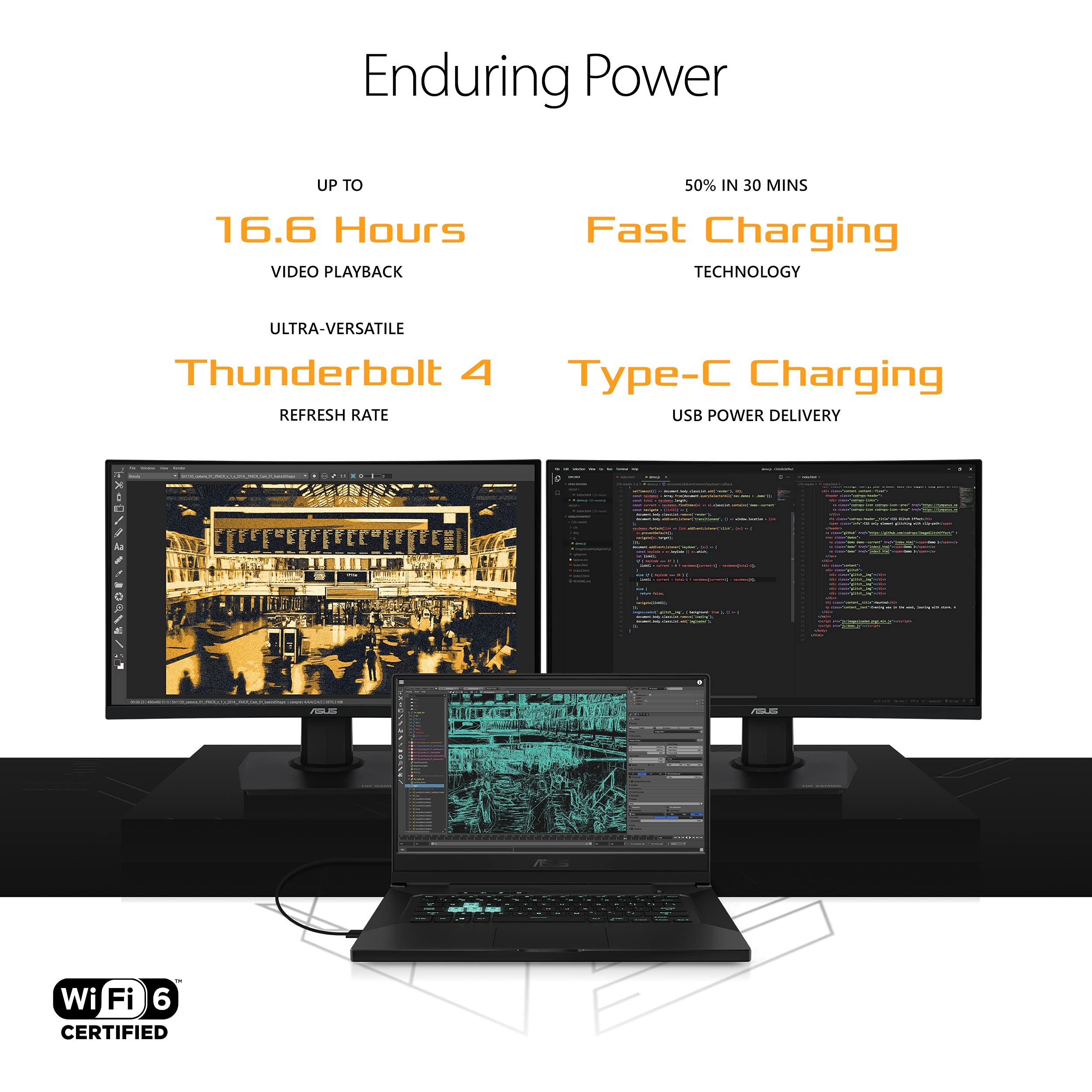 Asus Tuf Dash 15 (2021) Ultra Slim Gaming Laptop, 15.6 144Hz Fhd, Geforce Rtx 3050 Ti, Intel Core I7 11370H, 8Gb Ddr4, 512Gb Pci