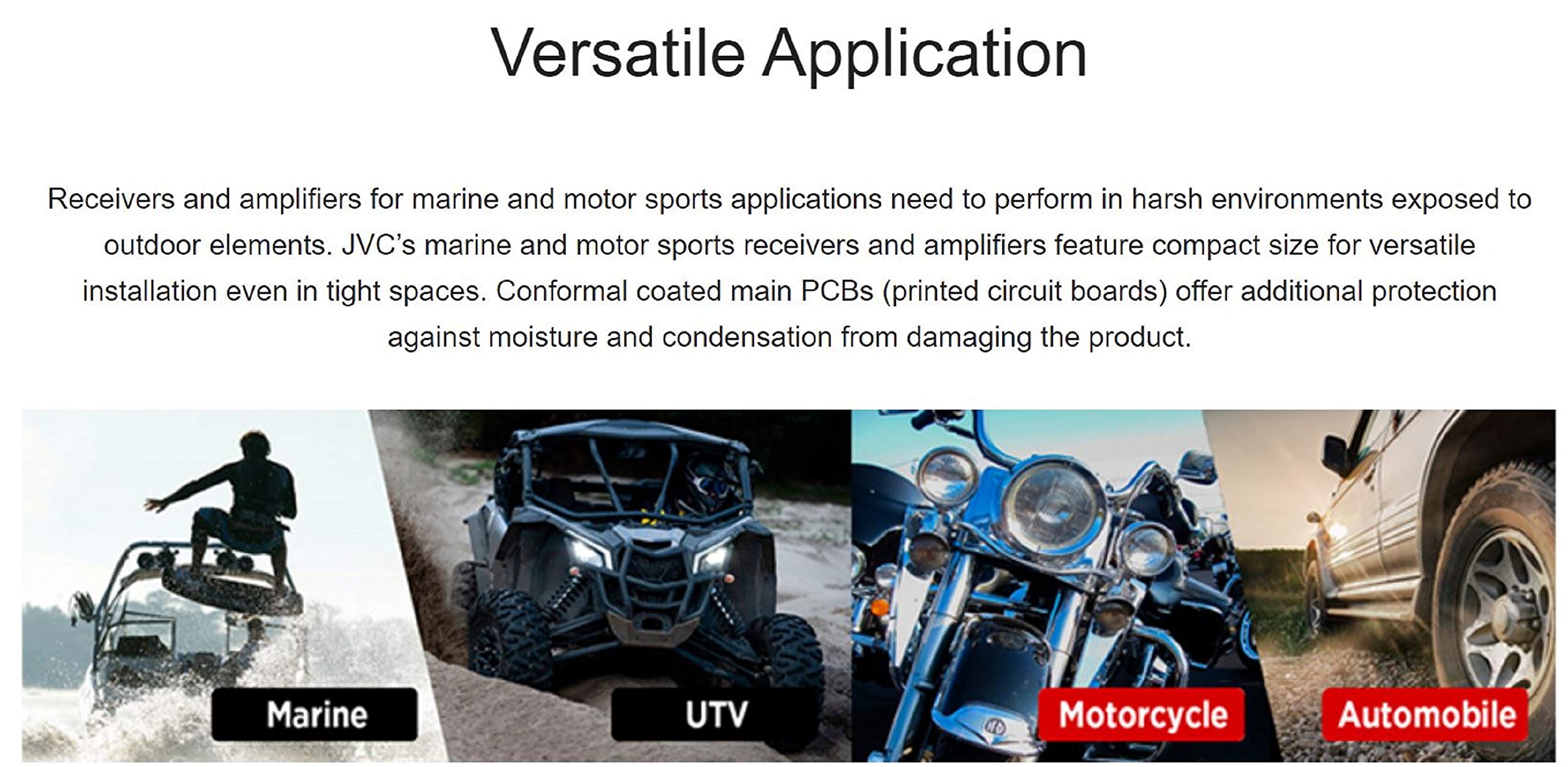 Jvc Ks Dr1004D 400 Watt 4 Channel Bridgeable Amplifier For Car & Marine And Rzr/Atv/Utv/Cart Motorsports