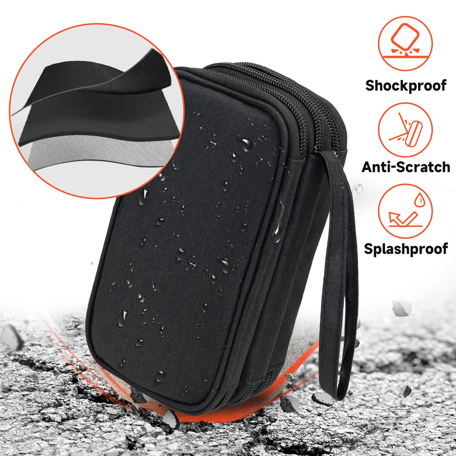 Zealearn Usb Flash Drive Case, Holds 30 Pcs, Usb Storage, Usb Case,Usb Stick Holder,Usb Storage Case,Usb Organizer,Thumb Drive C