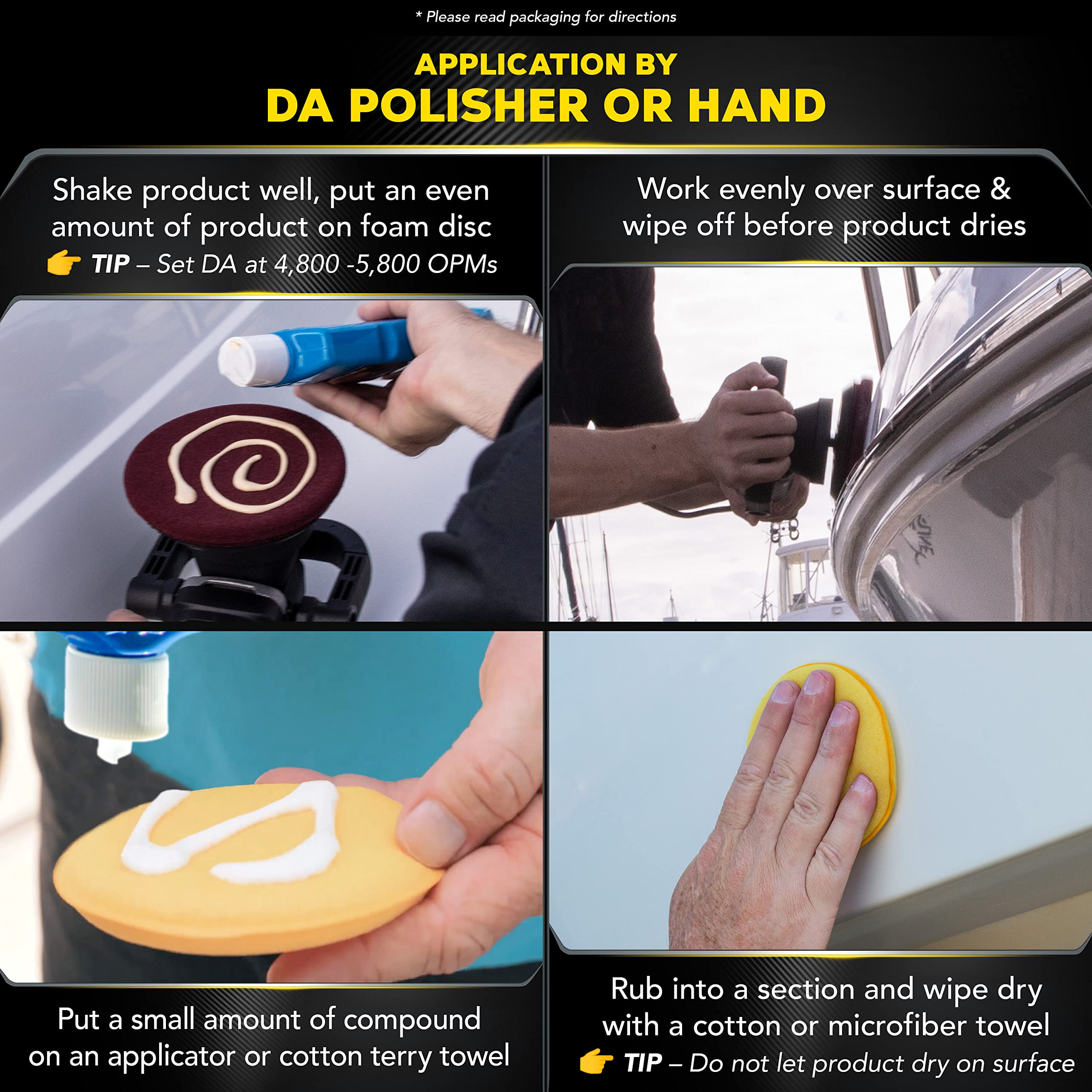 Meguiar'S M4916 Marine/Rv Heavy Duty Oxidation Remover - 16 Oz Bottle (Packaging May Vary),WBAUVB0000AY4YX