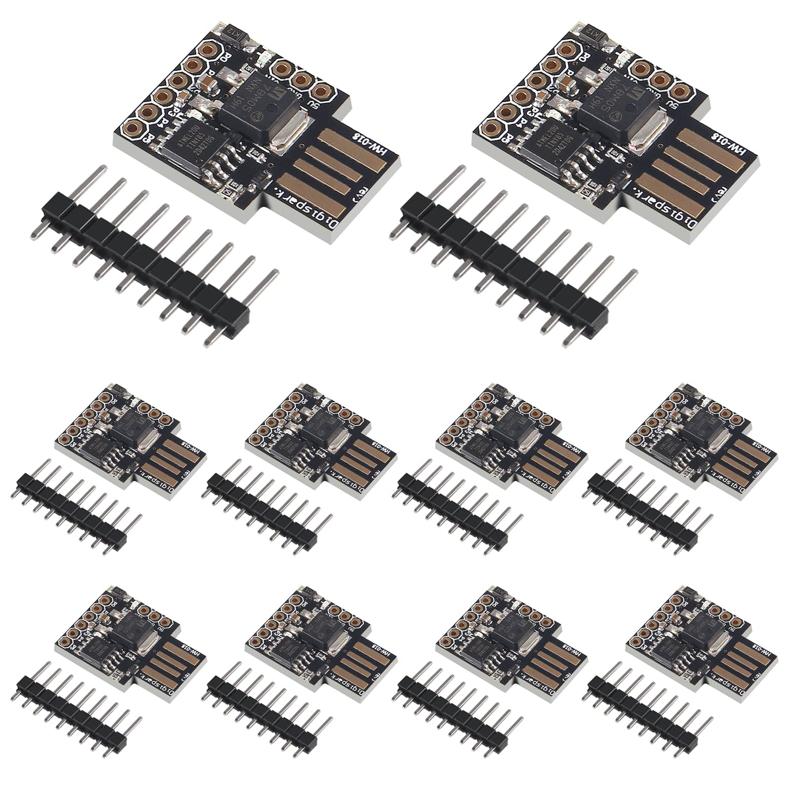 Aitiao 10Pcs Digispark Kickstarter Attiny85 Module General Micro Usb Development Board