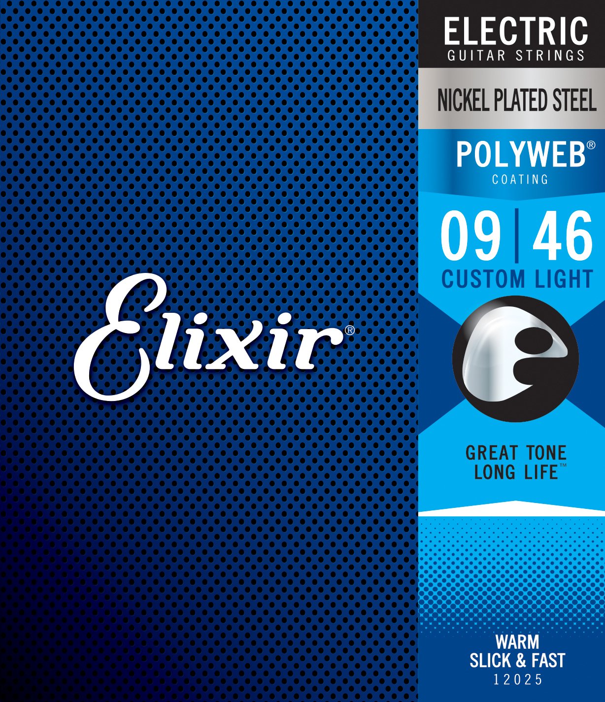 Elixir Strings Electric Guitar Strings (12025) Pack Of 1