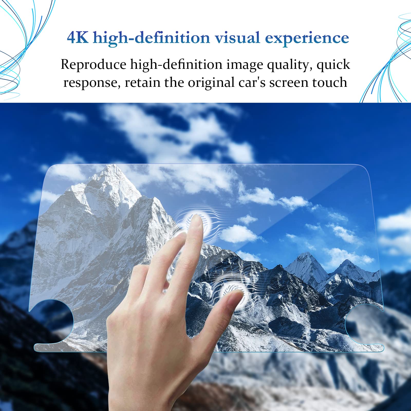 Sktu 8' Screen Protector For 2021 2025 Rogue(S, Sv) / 2019 2025 Altima Sv / 2020 2024 Sentra(Sr, Sv) 2024 Rogue Accessories [Anti Scratch, Hd Clear]