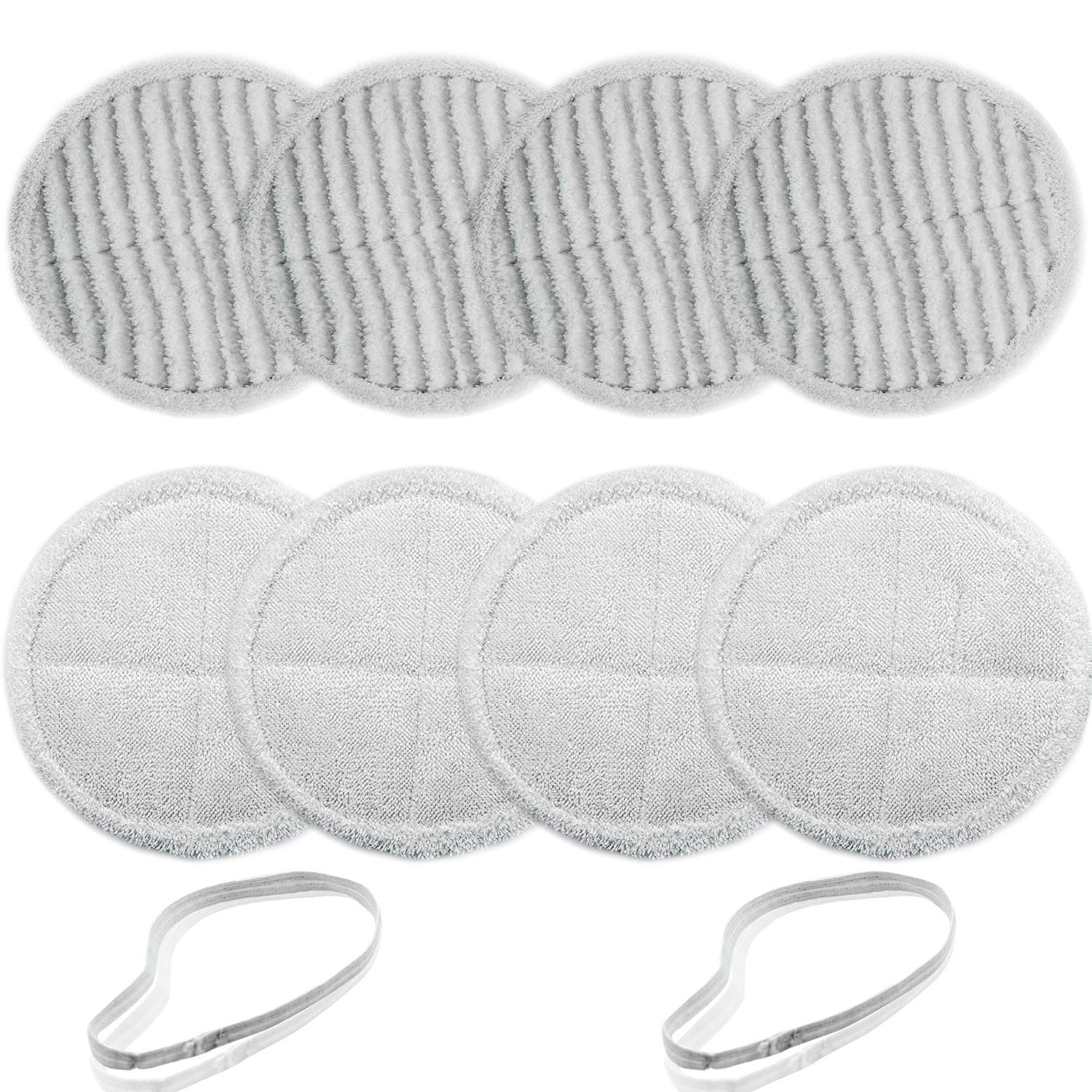 Biharnt 2124,2039A,2307,23157,20391,20399 Replacement Mop Pads Compatible With Bissell Spinwave Mop(8 Pack)