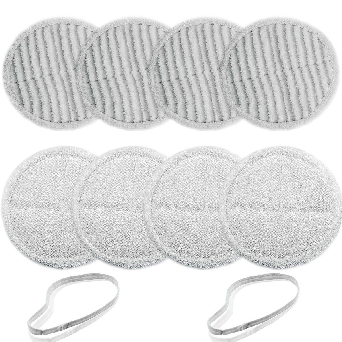 Biharnt 2124,2039A,2307,23157,20391,20399 Replacement Mop Pads Compatible With Bissell Spinwave Mop(8 Pack)