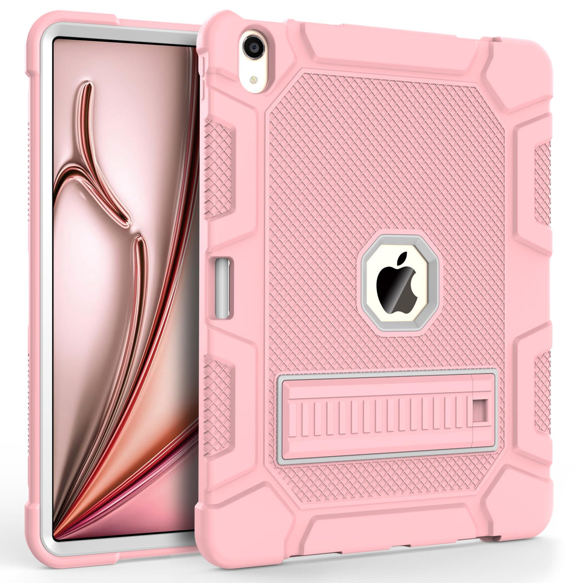 Rantice Case For Ipad Air 13 Inch M2 (2024), Hybrid Shockproof Rugged Drop Protective Case With Kickstand & Pencil Holder For Ip