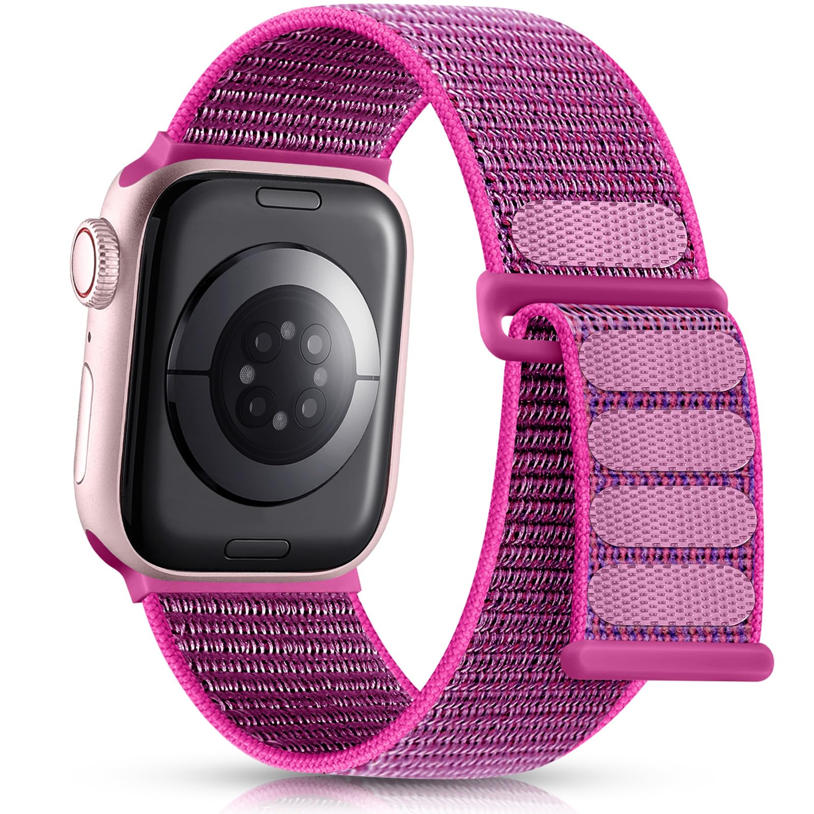 Getino Nylon Band Compatible With Apple Watch Bands 40Mm 41Mm 38Mm 42Mm 46Mm 44Mm 45Mm 49Mm Women Men, Breathable Stretchy Sport