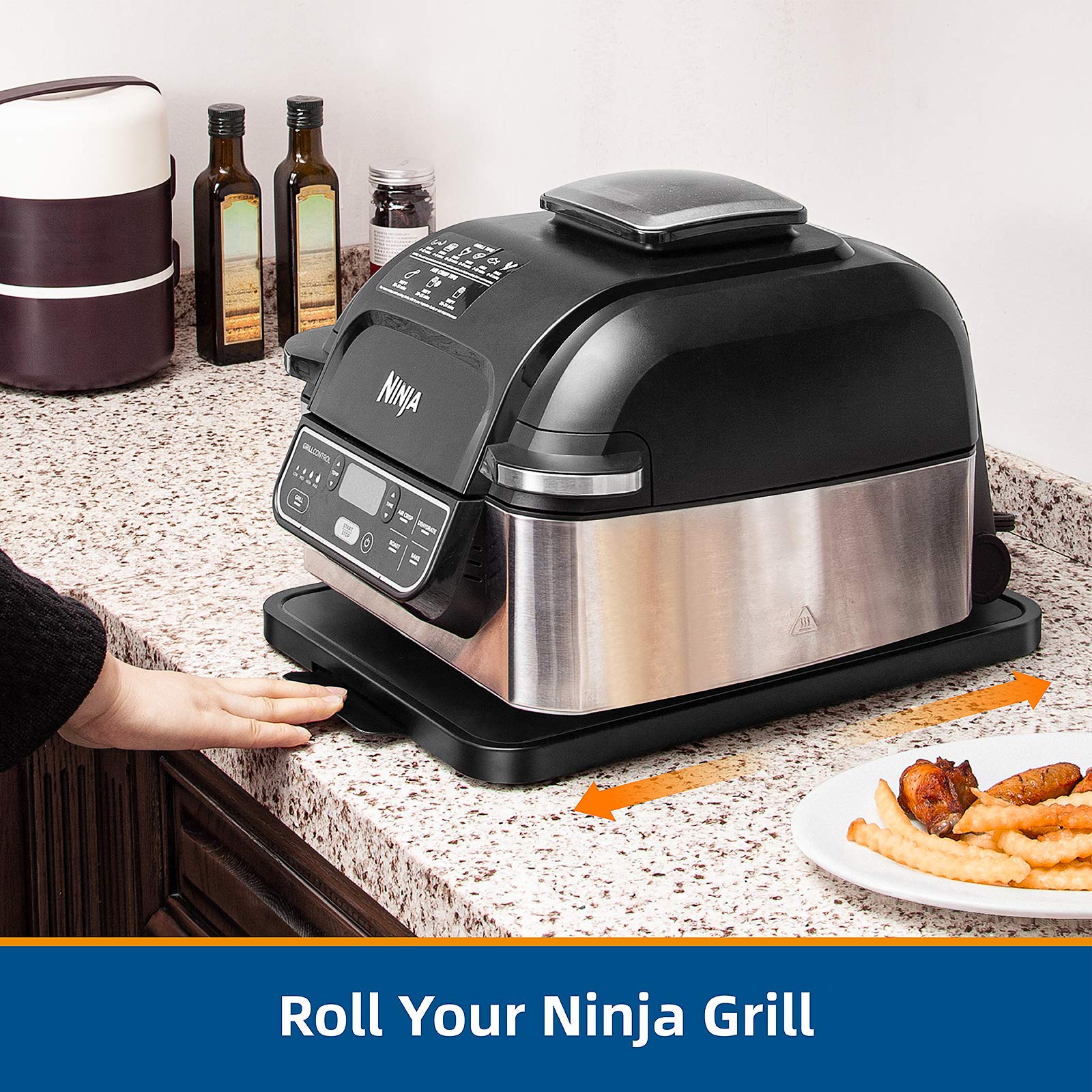 Sicheer Appliance Sliding Tray Compatible With Ninja Grill And Kitchenaid Stand Mixer Extra Deep Rolling Accessories For Keurig