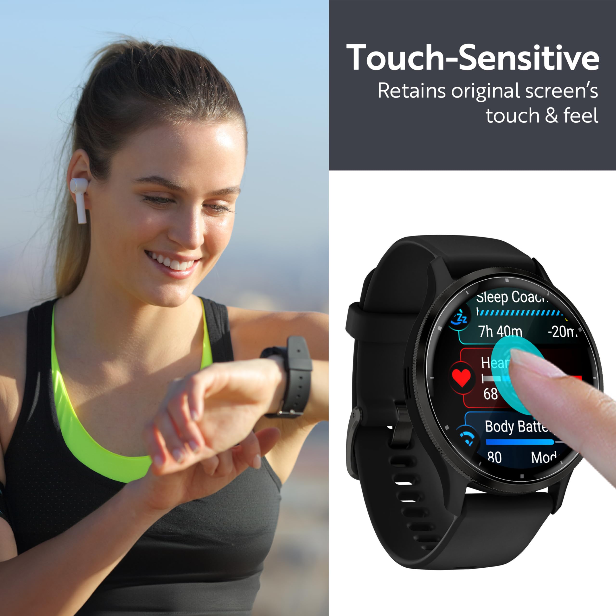 Armorsuit 6 Pack For Garmin Venu 3 (45Mm) Screen Protector Militaryshield Hd Clear Film   Made In Usa