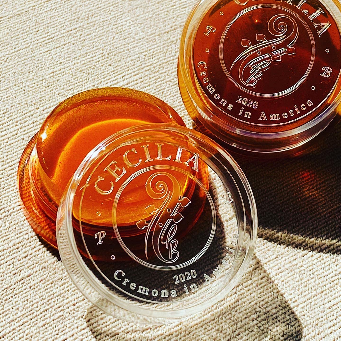 Cecilia Signature Formula Rosin For Cello, Rosin Specially Formulated Cello Rosin For Cello Bows (New Liquid Form Blending Metho