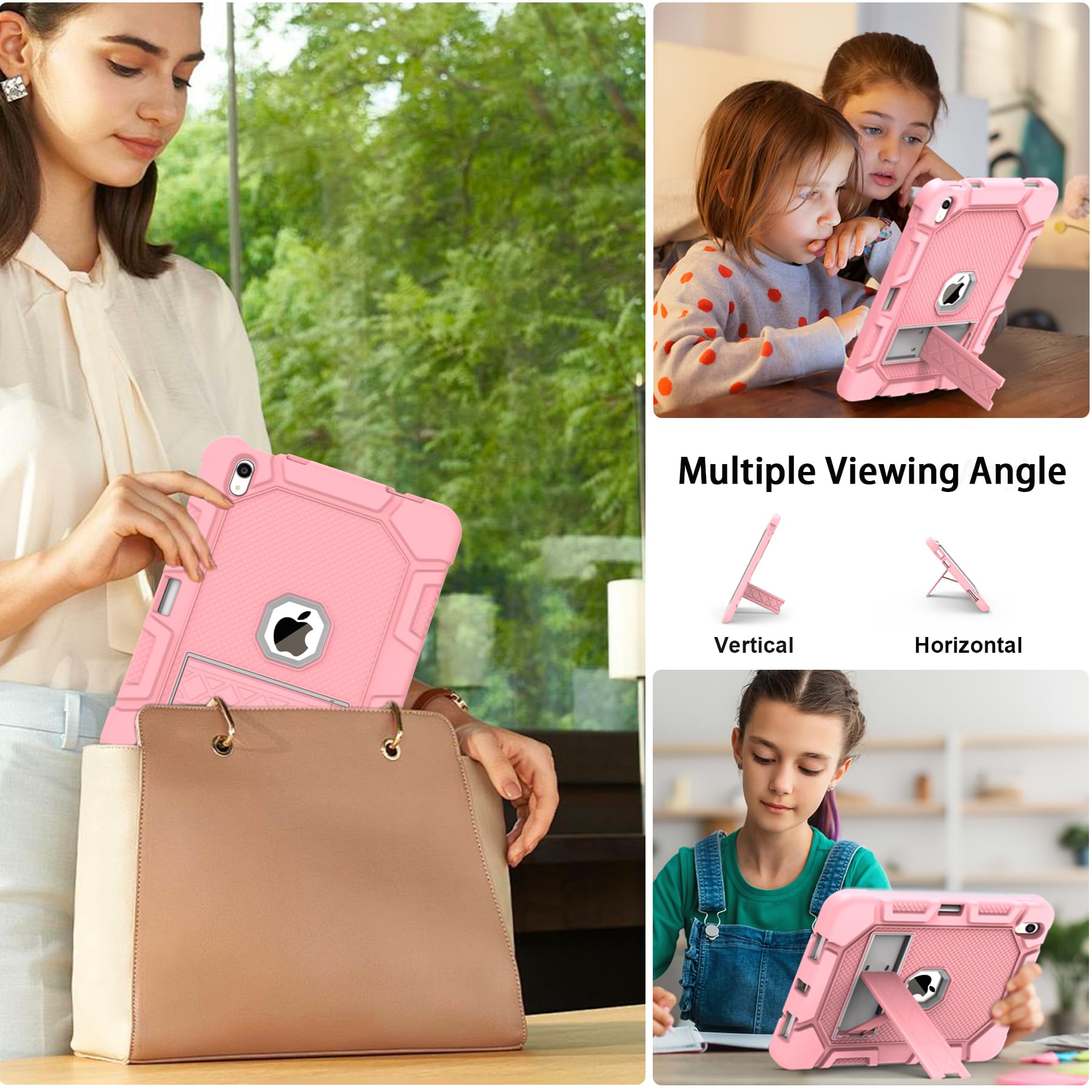 Rantice Ipad 10Th Generation Case, Ipad Case 10.9 Inch, Ipad 10Th Gen Case With Pencil Holder Heavy Duty Shockproof Rugged Prote