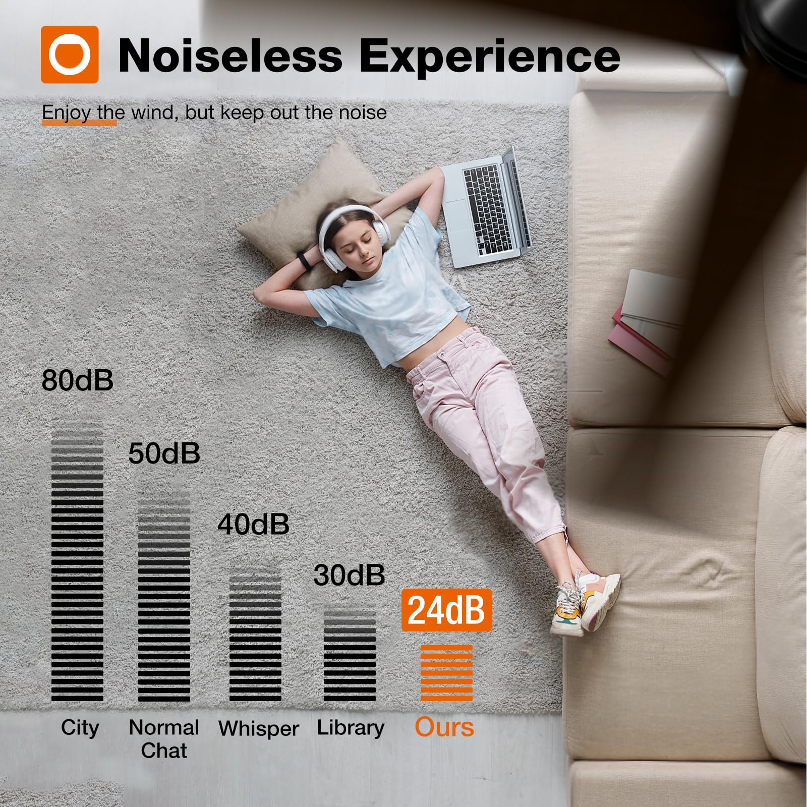 Addlon Ceiling Fans With Lights, 52 Inch Ceiling Fan With Light And Remote Control, Reversible, 3Cct, Dimmable, Noiseless, Black