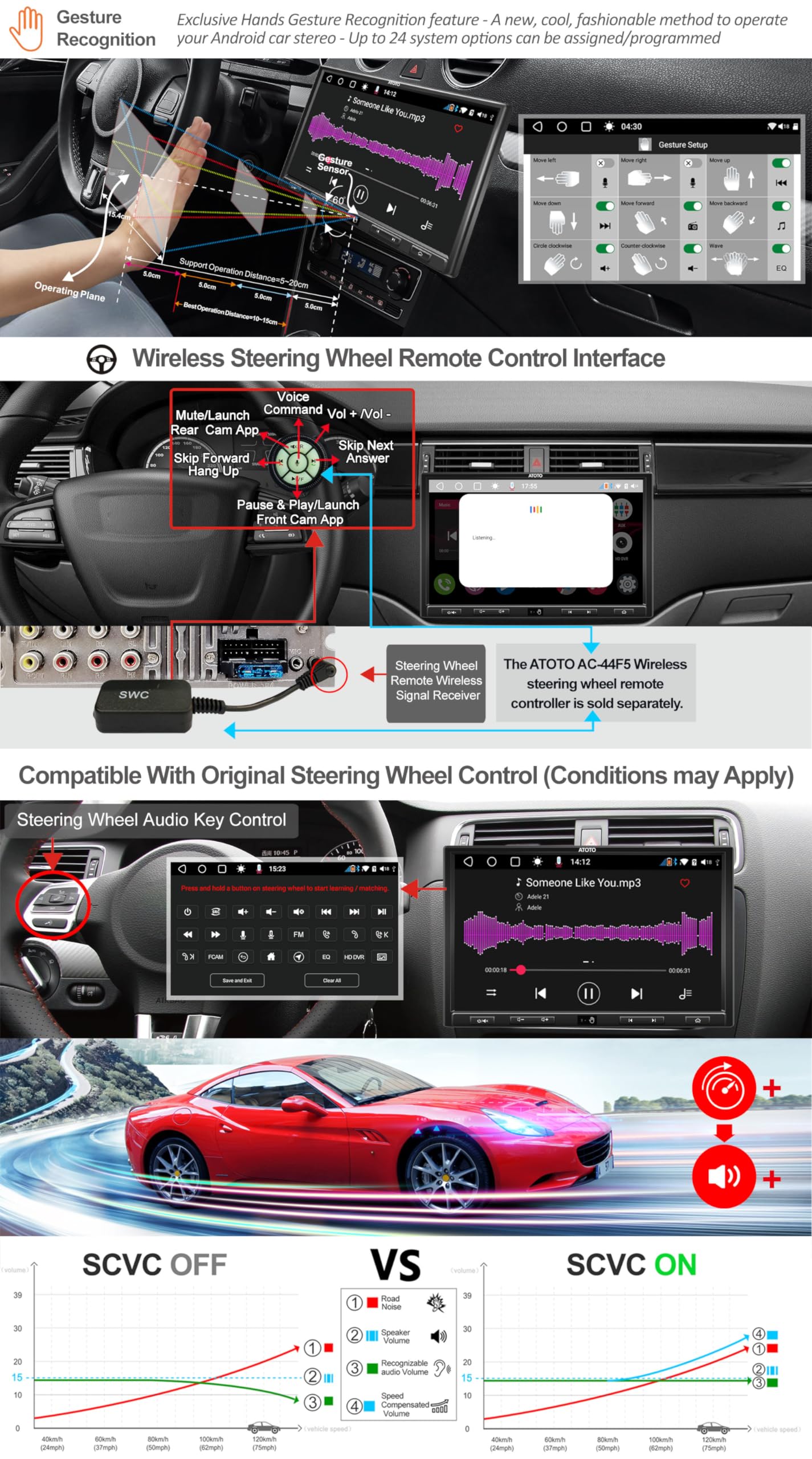 [10.1Inch Qled Display] Atoto S8 Ultra Plus In Dash Video Receiver, Wireless Carplay & Android Auto,Dual Bluetooth W/Aptx Hd, Vs