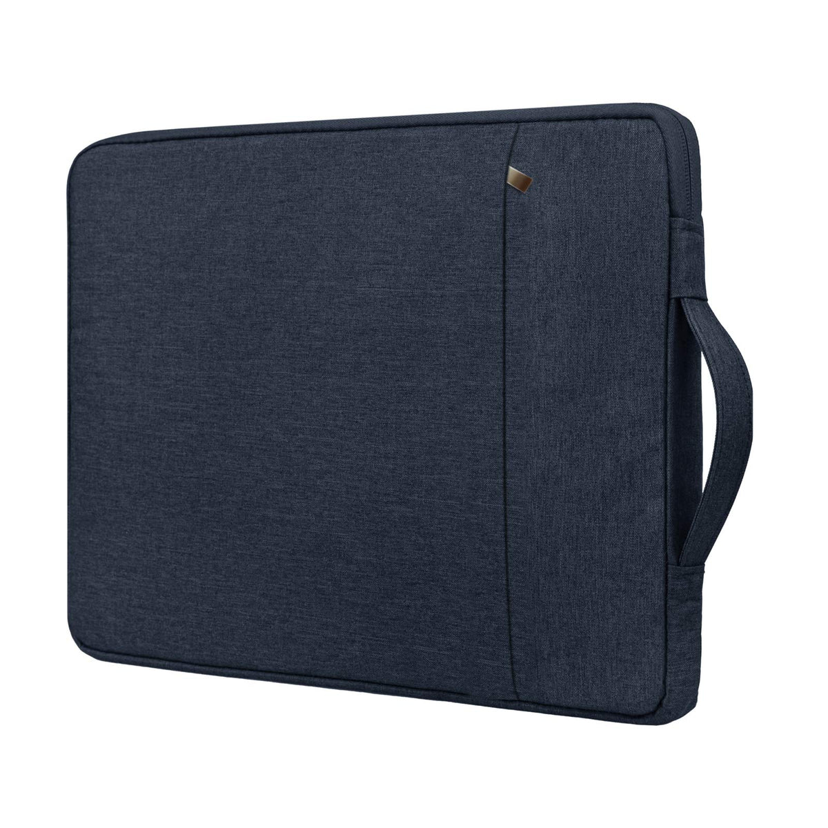 RAINYEAR 16 Inch Laptop Sleeve Case Specially Compatible with 2022 2021 16' MacBook Pro A2141 A2485 M1,Handbag with Handle Strap Front Pocket Briefcase Polyester Waterproof Carrying Bag,Navy Blue