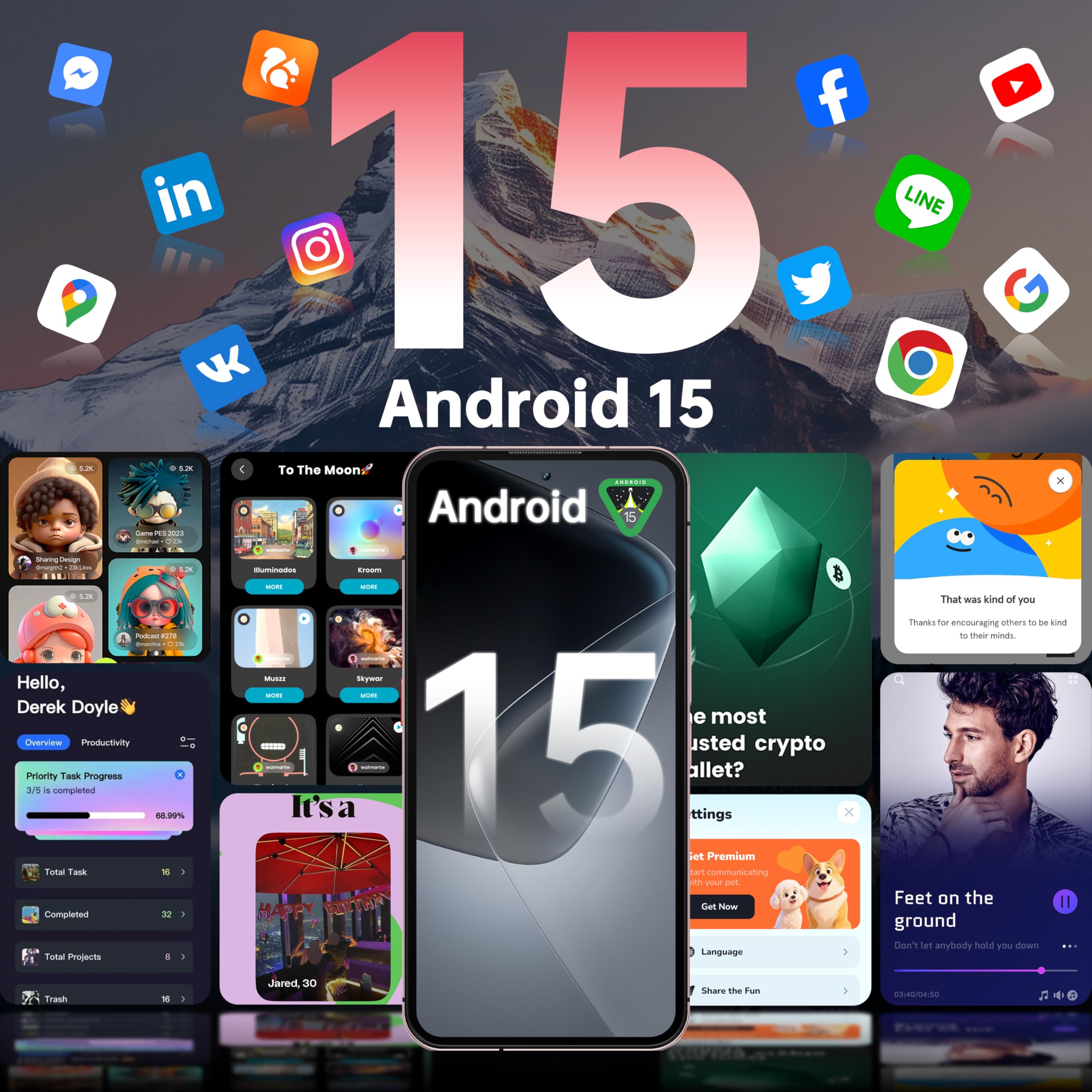 Oukitel Wp210 Rugged Smartphone 5G - Android 15 Cell Phone, 36Gb+512Gb, 6.7 Fhd+ Amoled, Mtk Dimensity 8200, 8800Mah Battery Rug