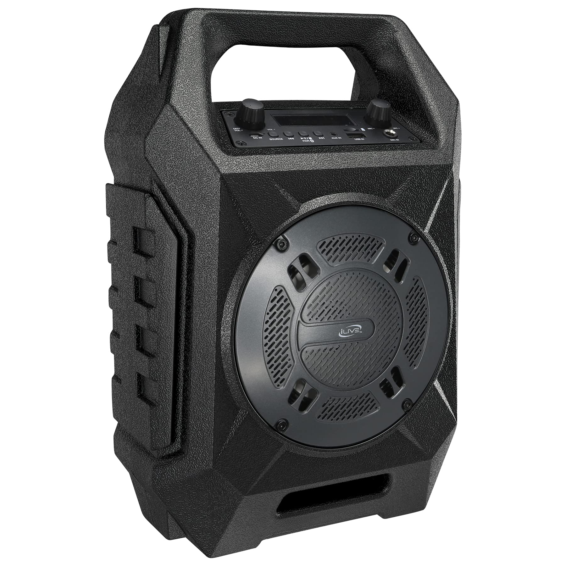 Ilive Wireless Tailgate Speaker, Led Light Effects, Carry Handle, Black (Isb408B)