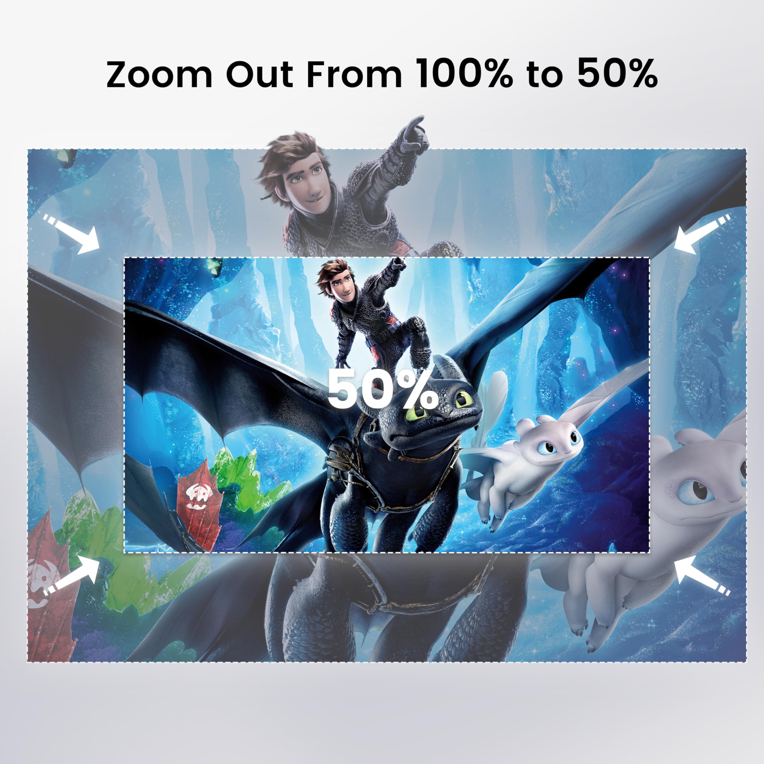 [Electric Focus & Auto Keystone] Mini Projector With Wifi Bluetooth, Putrims Portable 1080P Support Movie Projector 145 Rotatabl