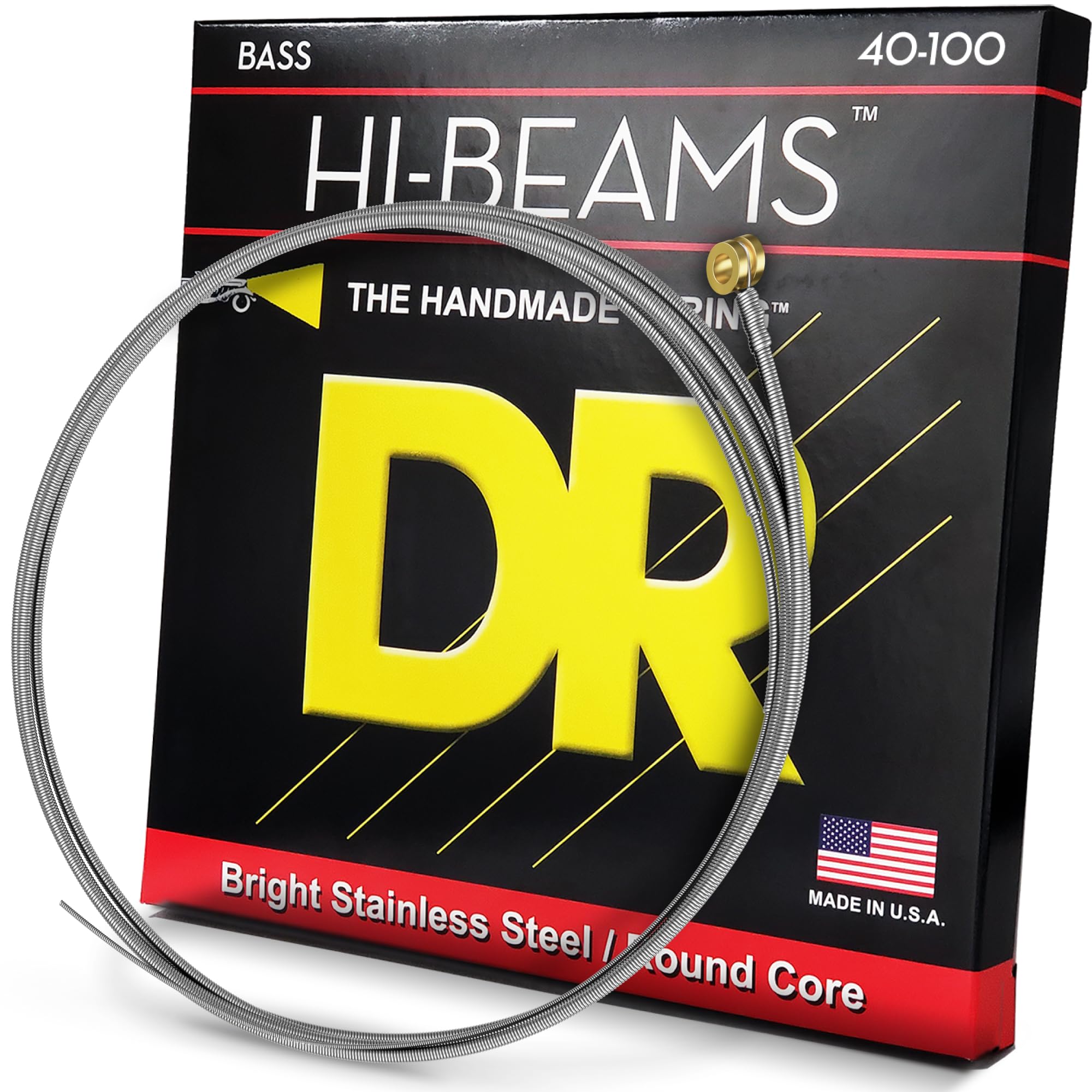 DR Strings LR-40 Hi-Beam - Stainless Steel Round Core 40-100