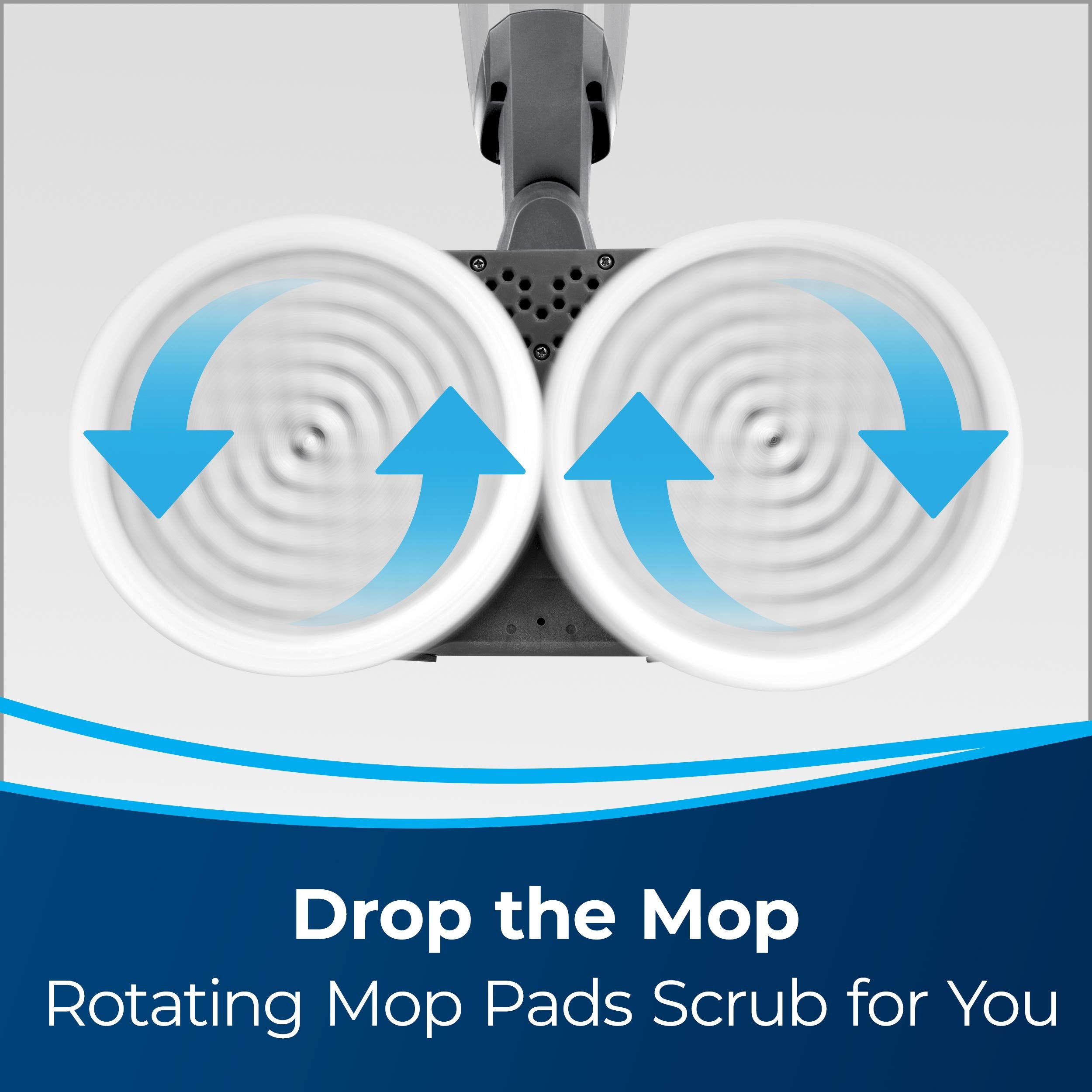 Bissell Spinwave Cordless Hard Floor Expert, 23159, Titanium With Electric Blue Accents