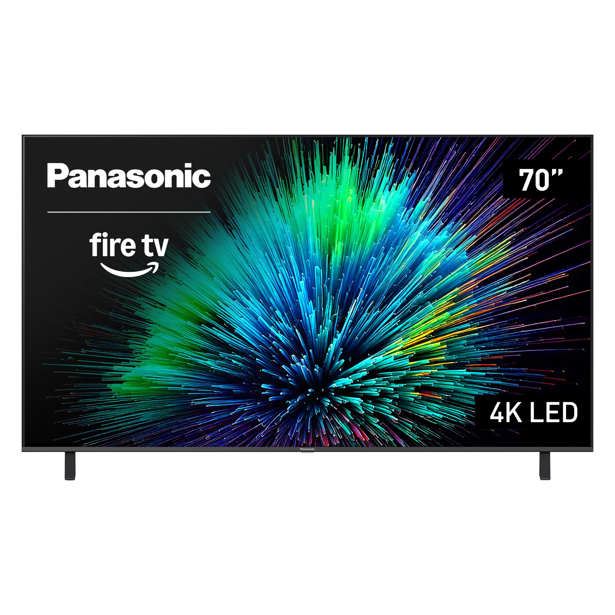 Panasonic W70 Series (2025 Model) 70 LED 4K Ultra HD Smart Fire TV, Press & Ask Alexa, Apple AirPlay, HDR10+, HDMI 2.1, and Blue