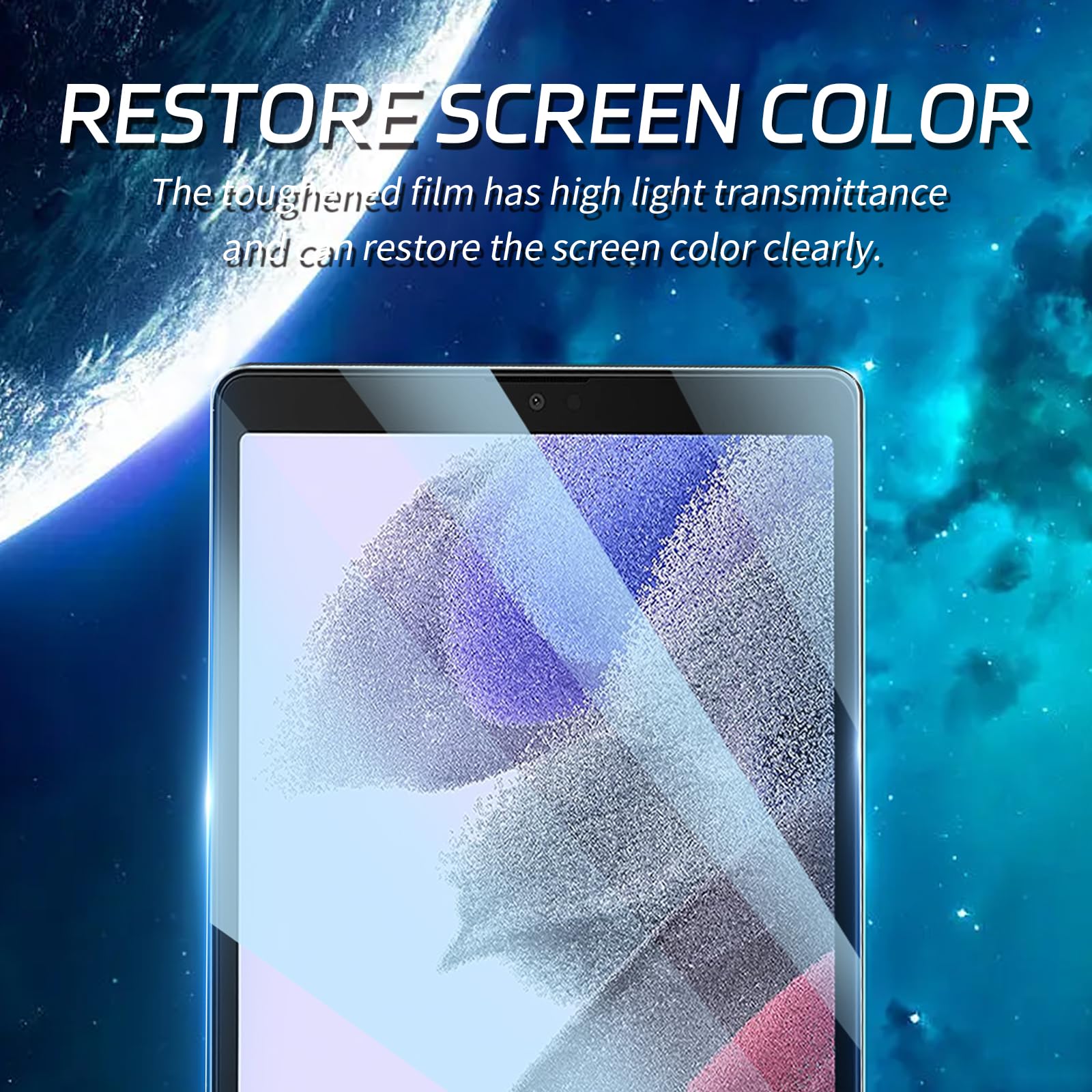 Zenrich [2Pack] Anti Blue Light Tempered Glass Screen Protector For Samsung Galaxy Tab A7 Lite 8.7 Inch (Sm T220/T225/T227) With