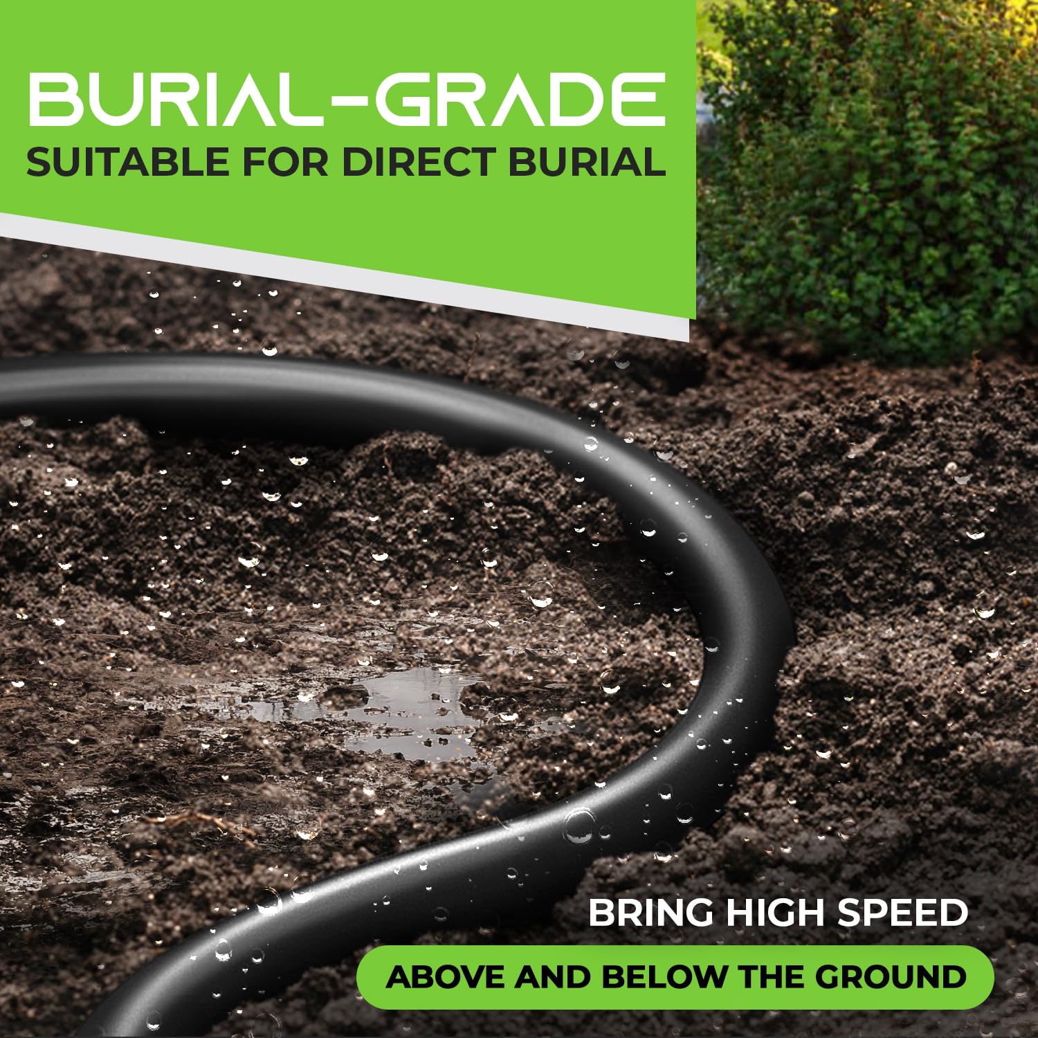 Gearit Cat6 Outdoor Ethernet Cable (Cat 6 Diy Kit   1000Ft Bulk Cable | X20 Rj45 | X20 Boot) 23Awg Ofc Pure Copper, Ftp, Lldpe,