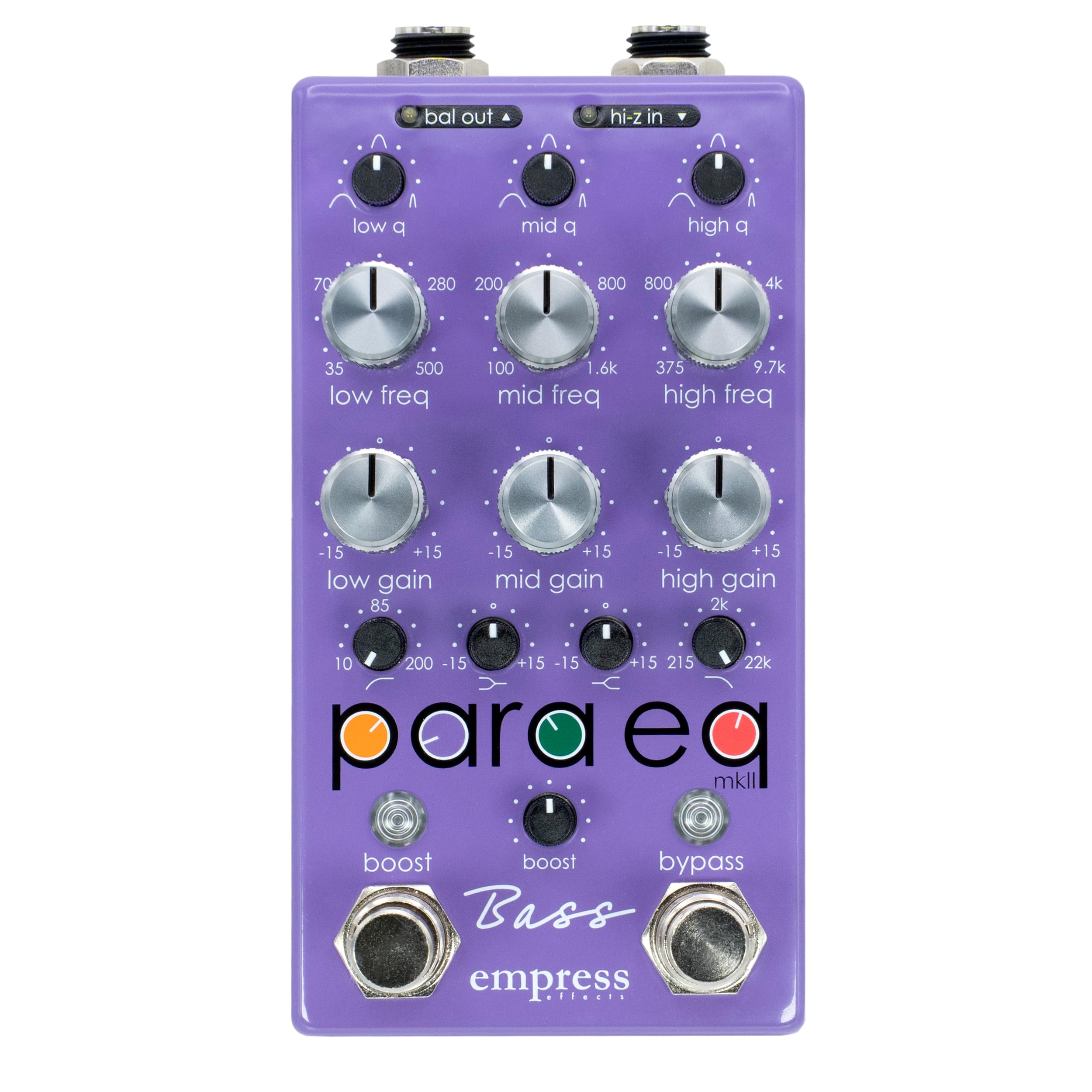 Empress Effects ParaEQ Bass Effects Pedal
