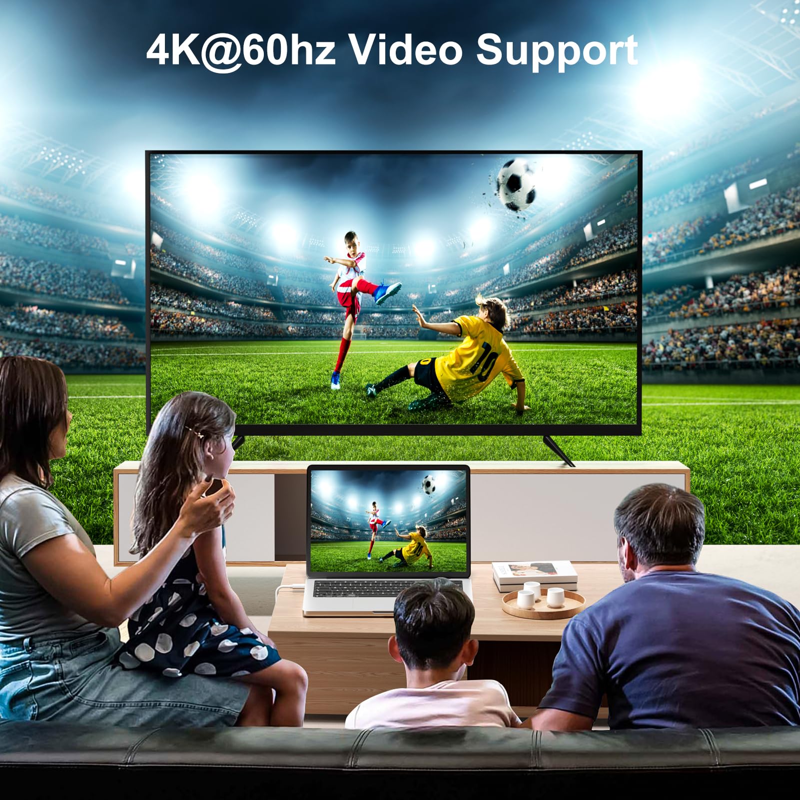 Usb C To Usb C Monitor Cable 6.6Ft, 4K@60Hz Usb C 3.2 Gen 2X2 Cable, 100W 20Gbps Data Transfer, Usb C Video Cable For Apple,Ipad