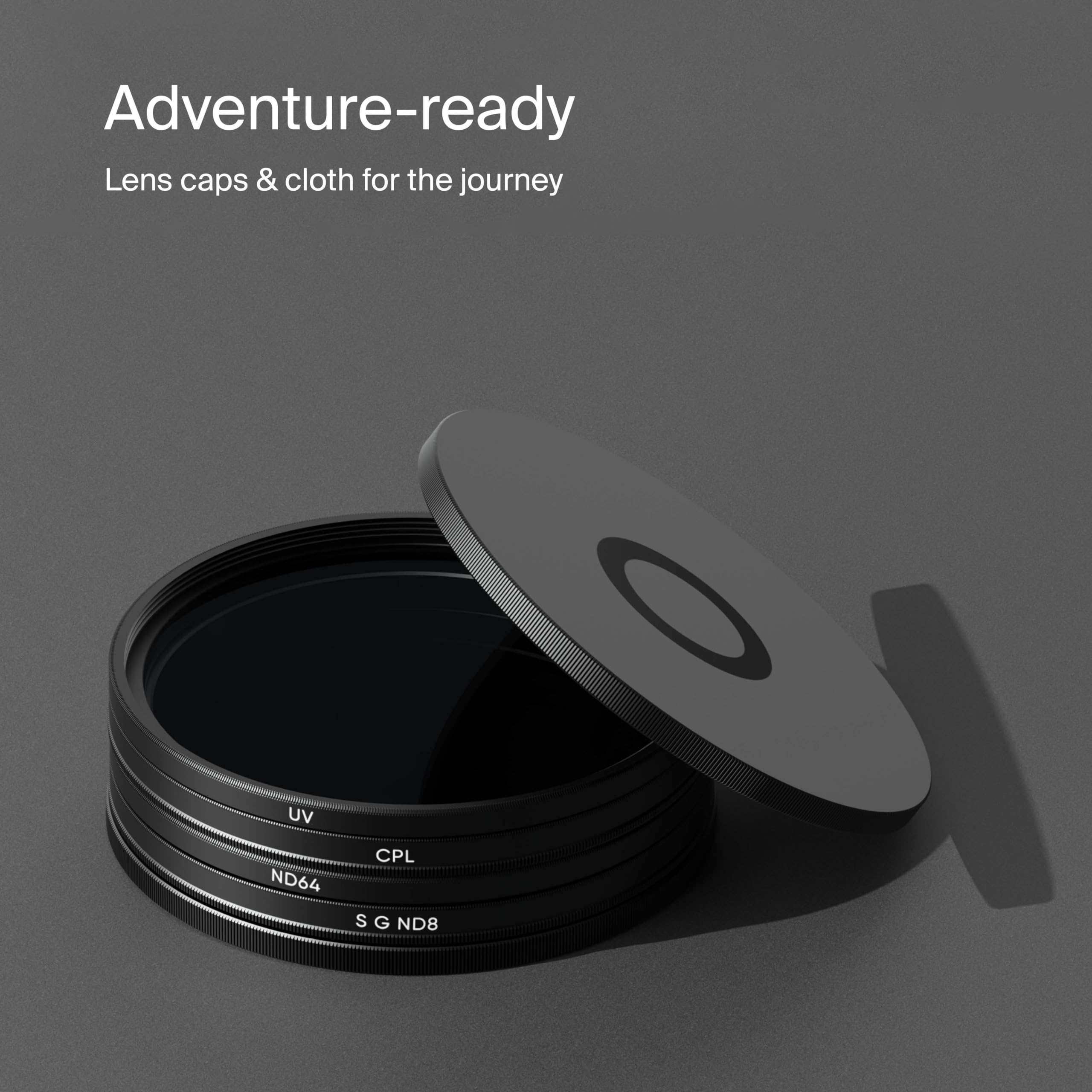 Urth 55Mm 4 In 1 Lens Filter Kit (Plus+)   Uv, Circular Polarizing (Cpl), Neutral Density Nd64, Soft Grad Nd8, Multi Coated Opti