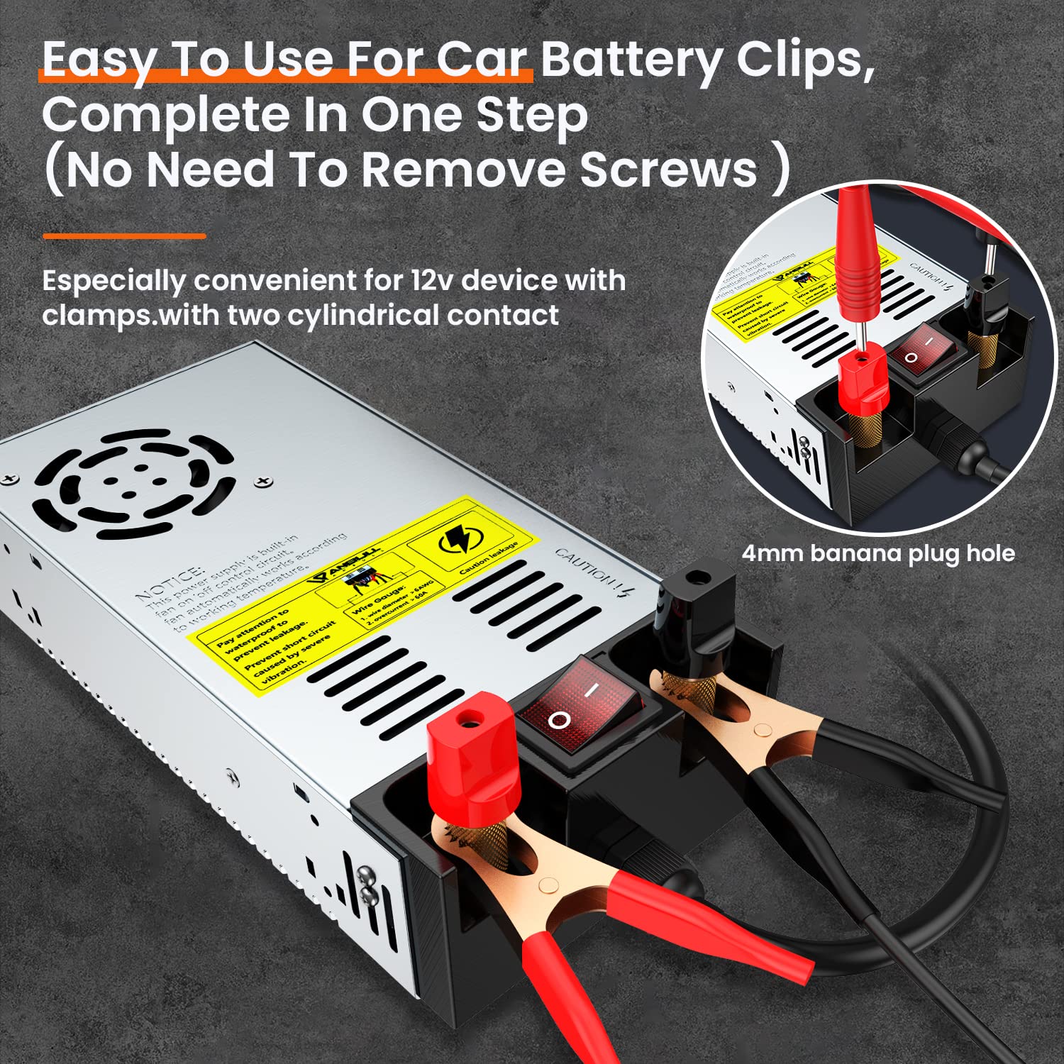 Denfix Smps 110V Ac To 12V Dc Converter Power Supply Adapter Switch Transformer Max 50A 600W (With Switch)