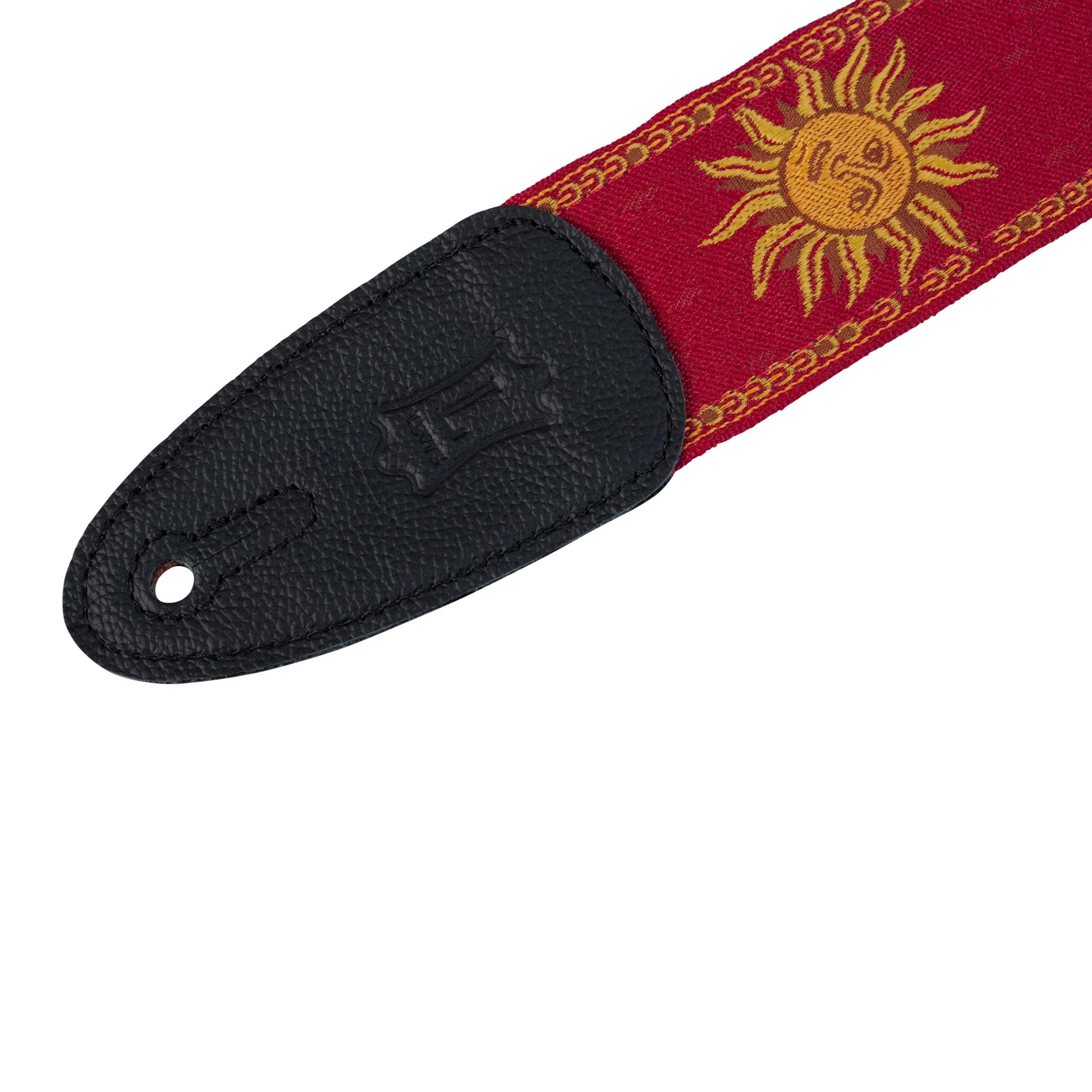 Levy'S Leathers Guitar Strap (Mpjg Sun Red)
