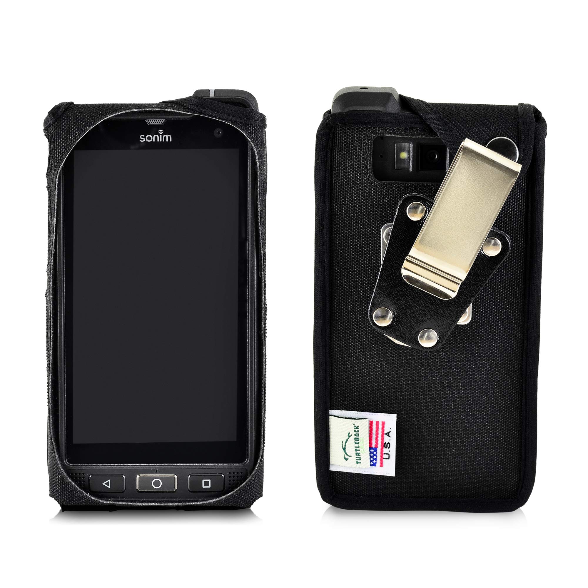 Turtleback Sonim Xp8 Case Heavy Duty Fitted Nylon Case With Rotating Removable Metal Belt Clip, Fits Sonimxp8 Phone   Made In Us