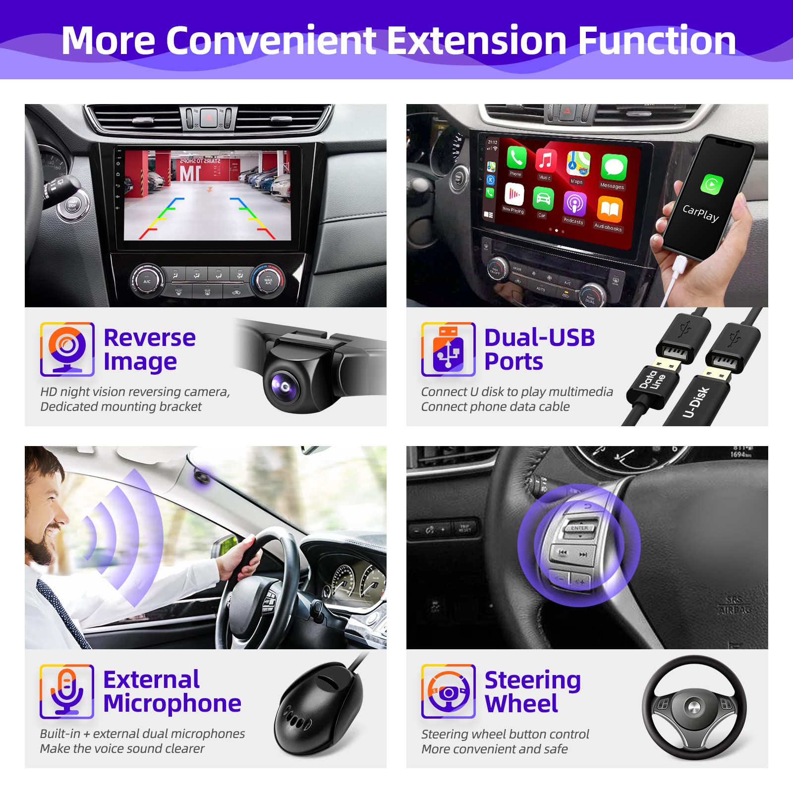 Cgogc Android 11 Car Radio Compatible With Android Auto Wireless Carplay For Nissan Rogue X Trail Qashqai 2014 2018 8Core 1280X7