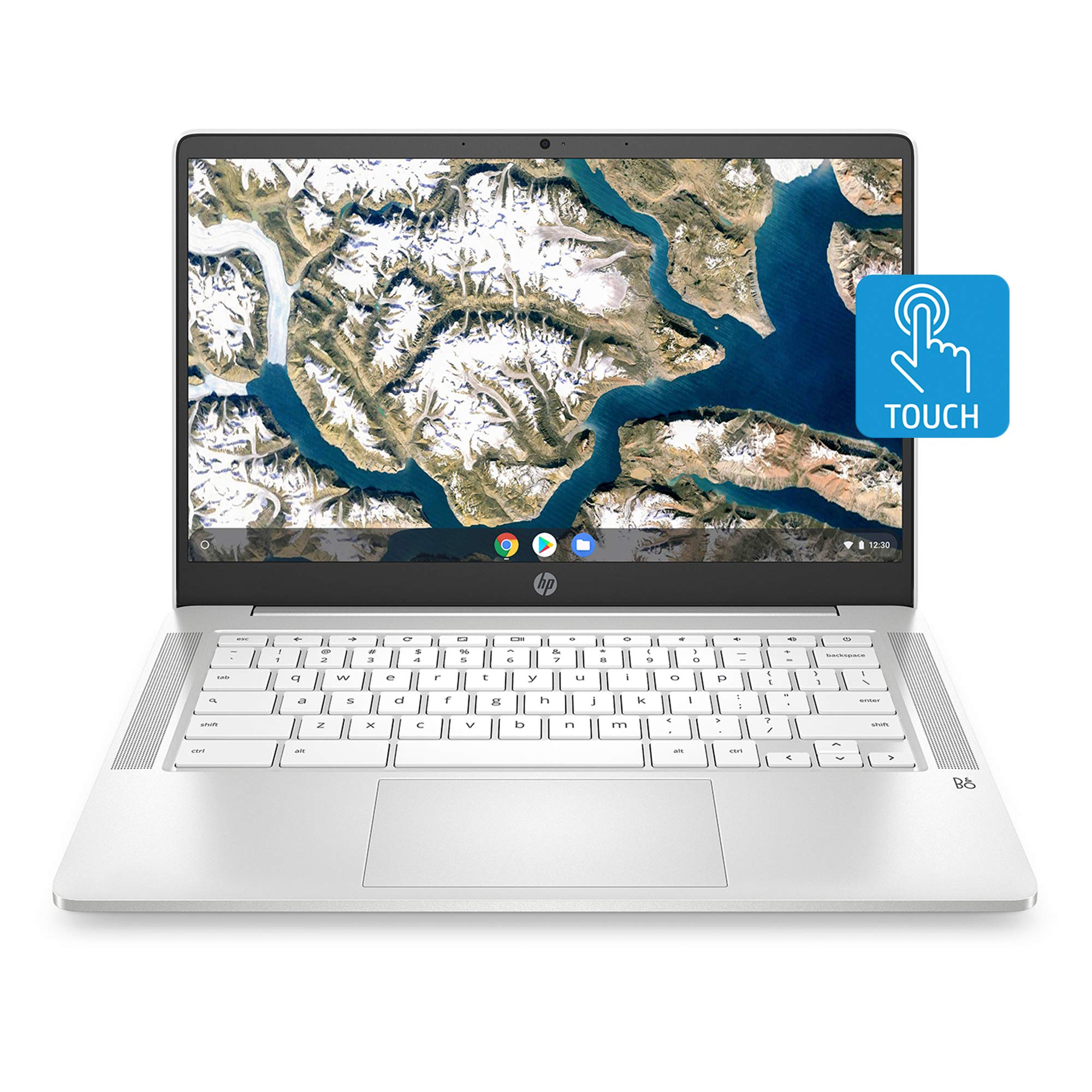 Hp Chromebook 14 Inch Hd Touchscreen Laptop, Intel Celeron N4000, 4 Gb Ram, 32 Gb Emmc, Chrome (14A Na0040Nr, Ceramic White)