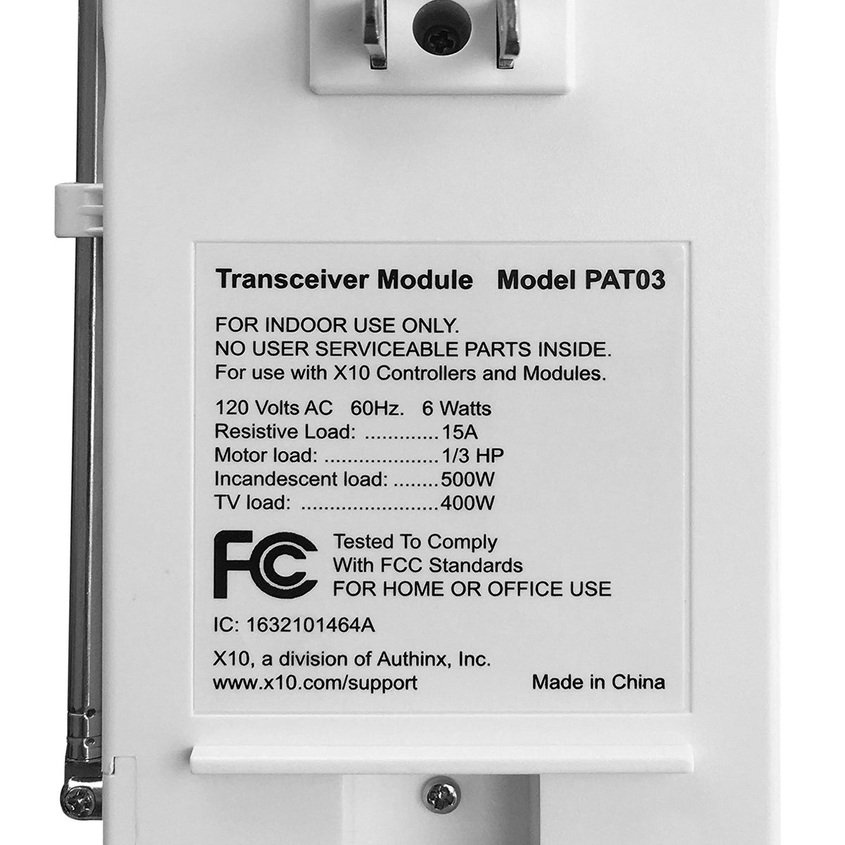 X10 Pat01 16 Channel Transceiver – Electroeshop