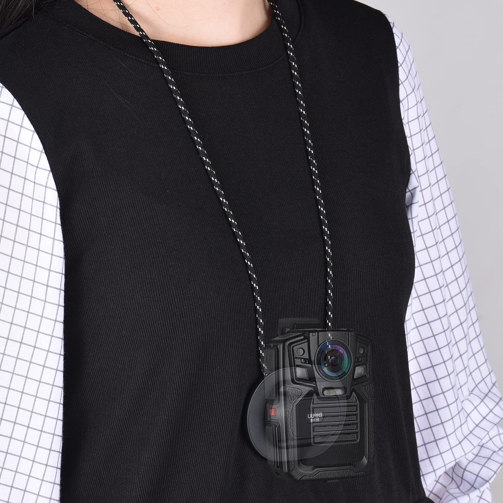 Camnoon Universal Body Camera Mount Magnetic Neck Holder Camera Mount Replacement For Boblov & Most Body Cam Stick To Clothes