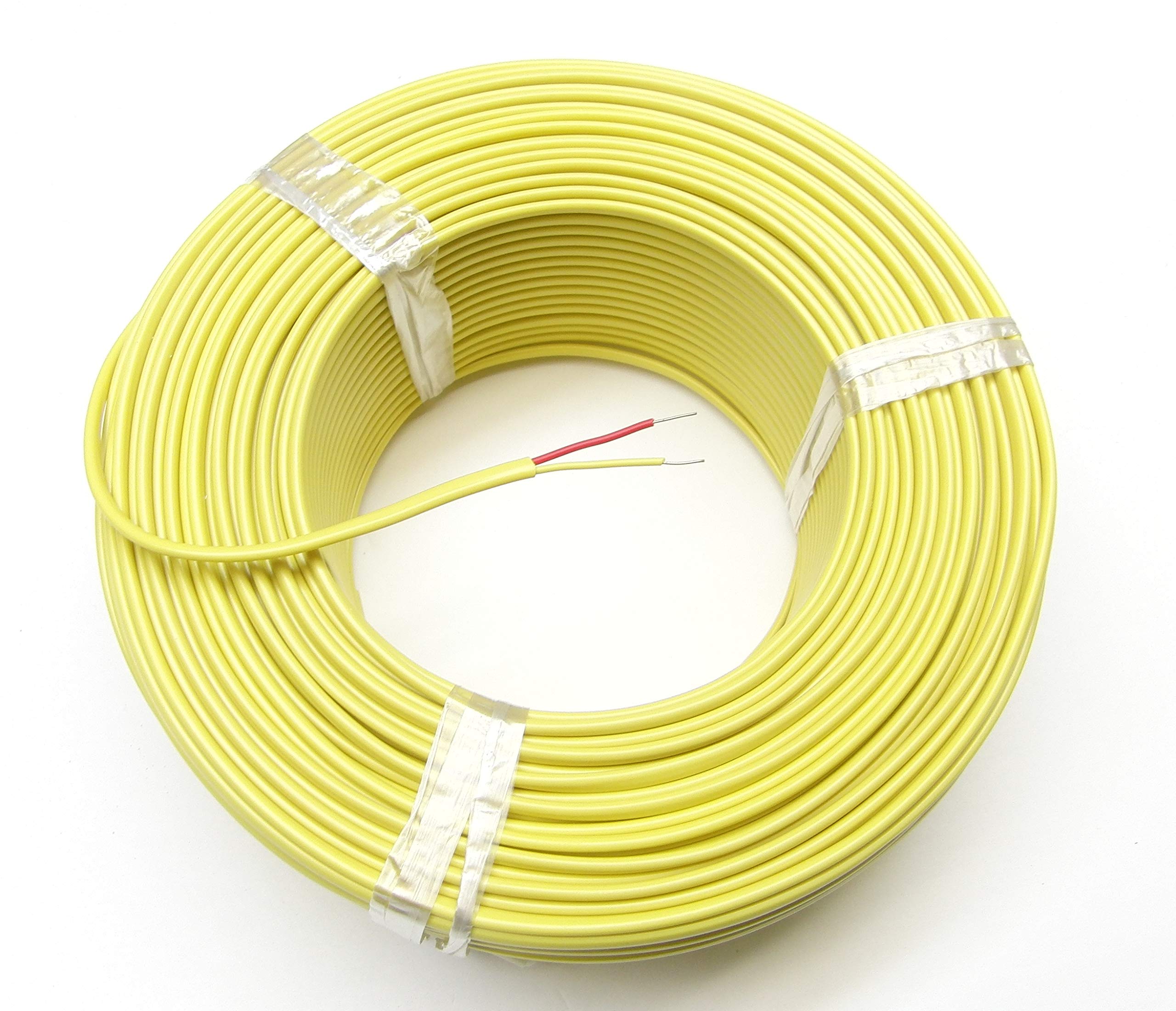 K Type Thermocouple Wire Awg 24 Solid W. Pvc Insulation   110 Yard Roll